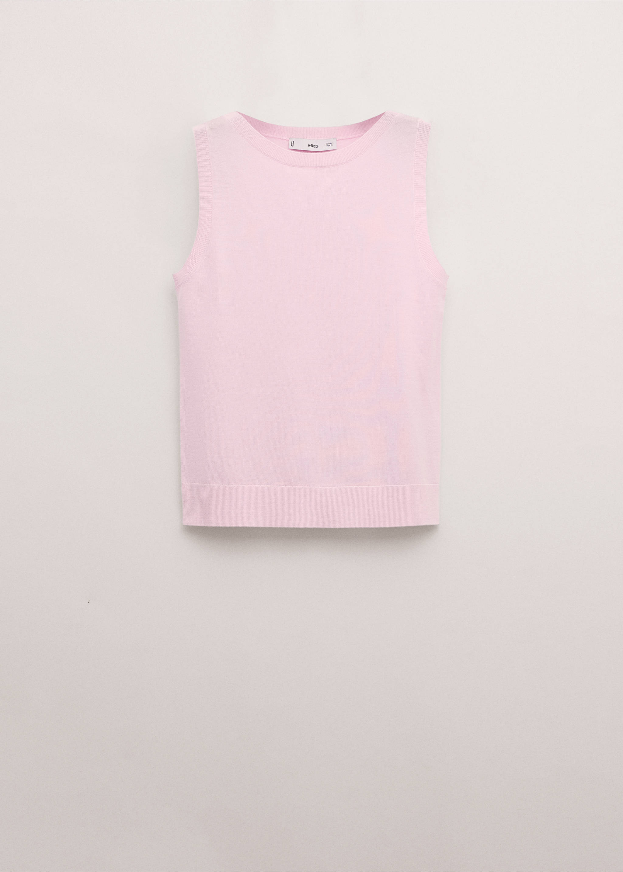 Top justo de 100% lã - Artigo sem modelo, Rosa. Ref: 27074440-00.