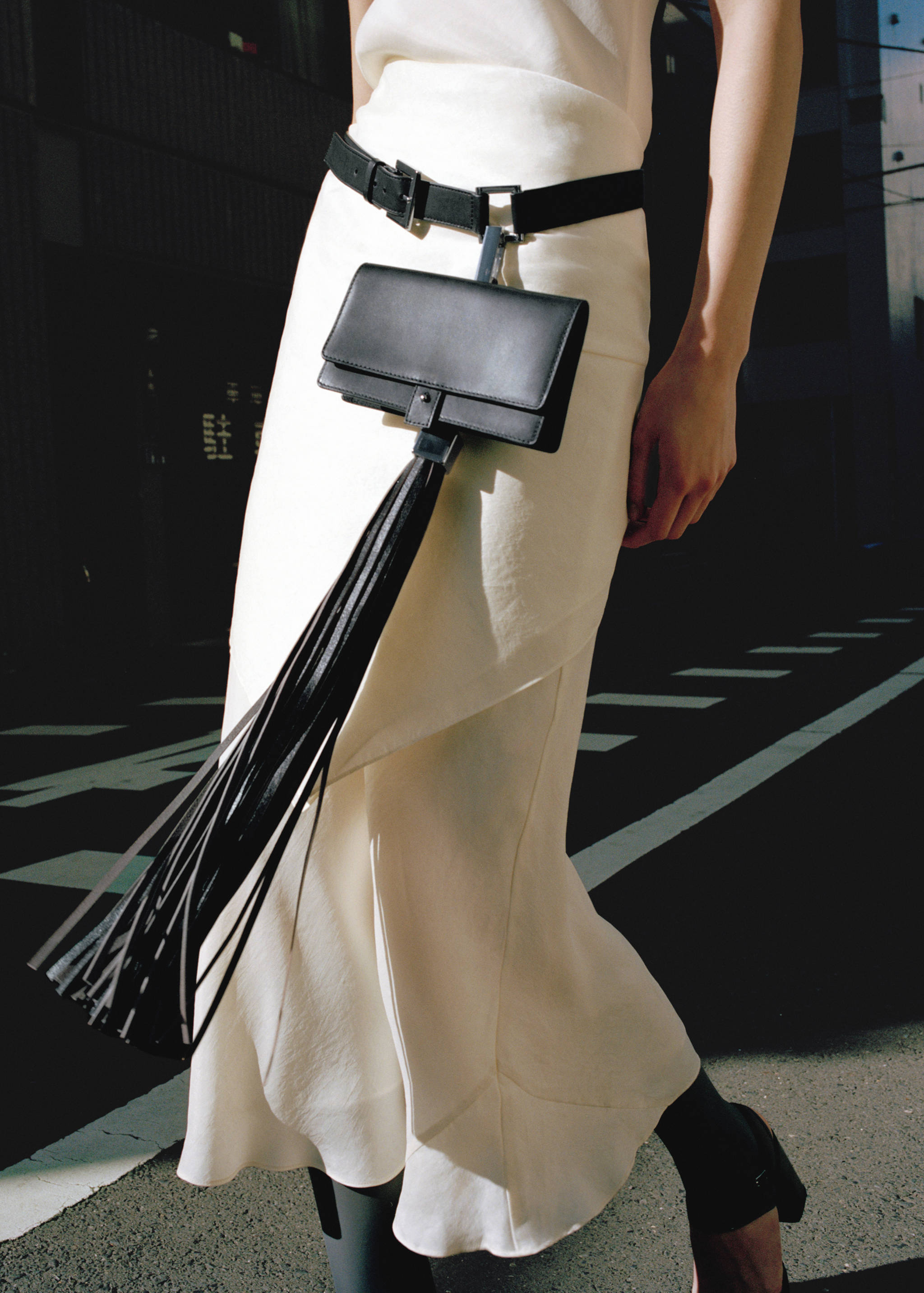 Ремень из 100% натуральной кожи со съемным кошельком - Общий план