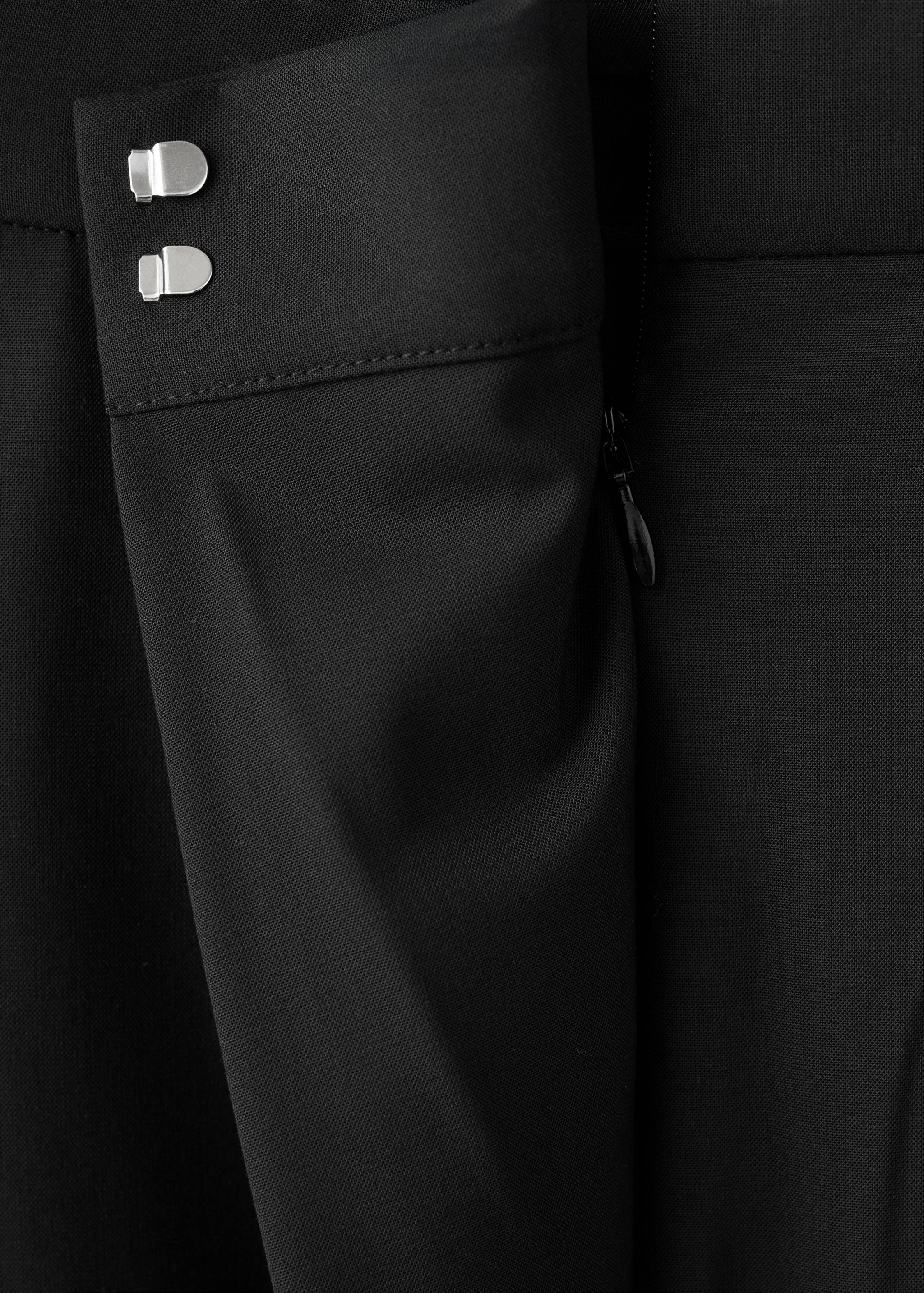 Pantalon croisé asymétrique - Détail de l'article 8, Noir. Ref: 27074444-00.