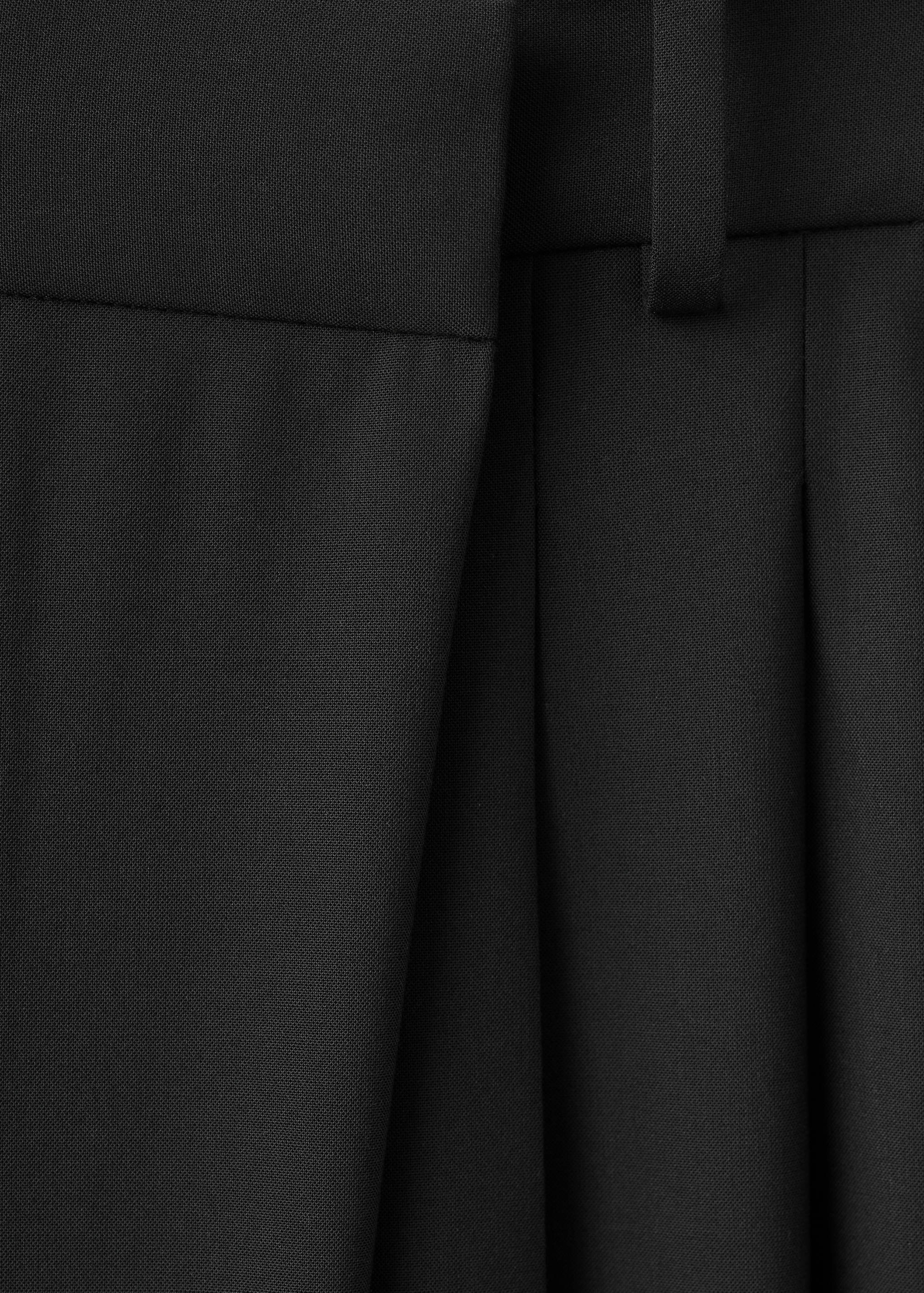Asymmetric wrap trousers - Details of the article 0
