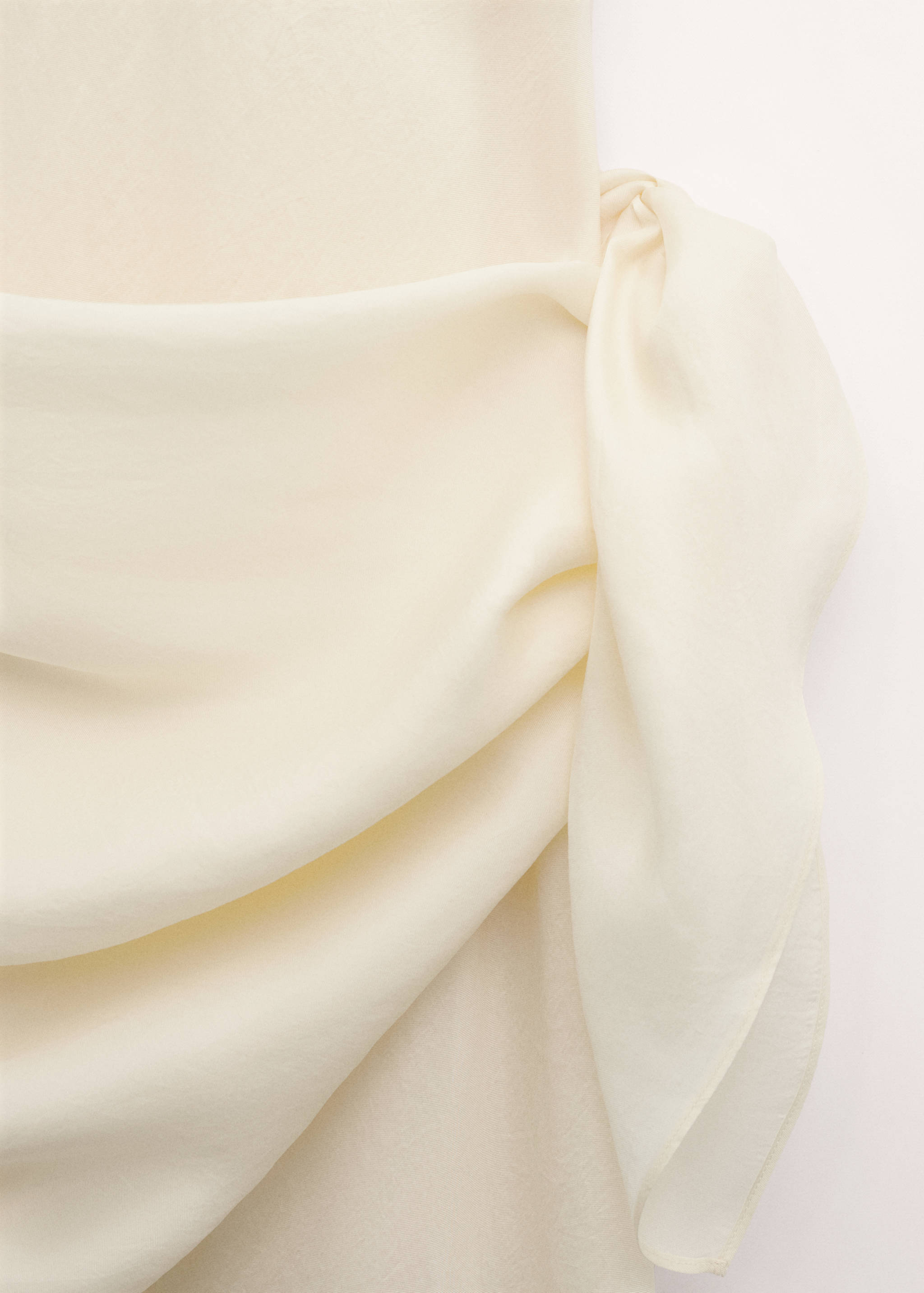 Lyocell dress with scarf detail - Details of the article 8