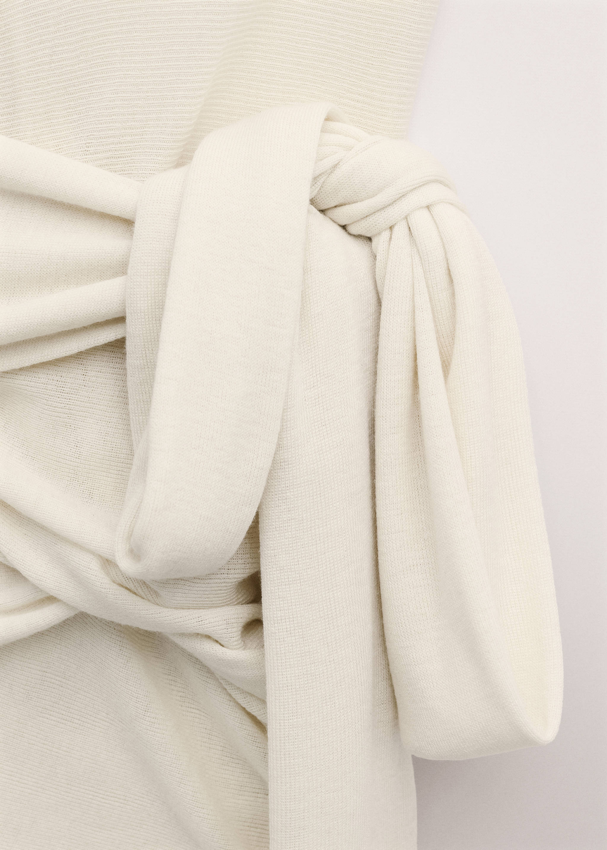 Wrap waist wool top - Details of the article 8