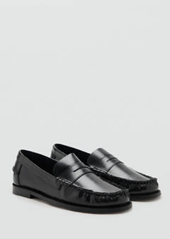 Leather loafers — Black 2