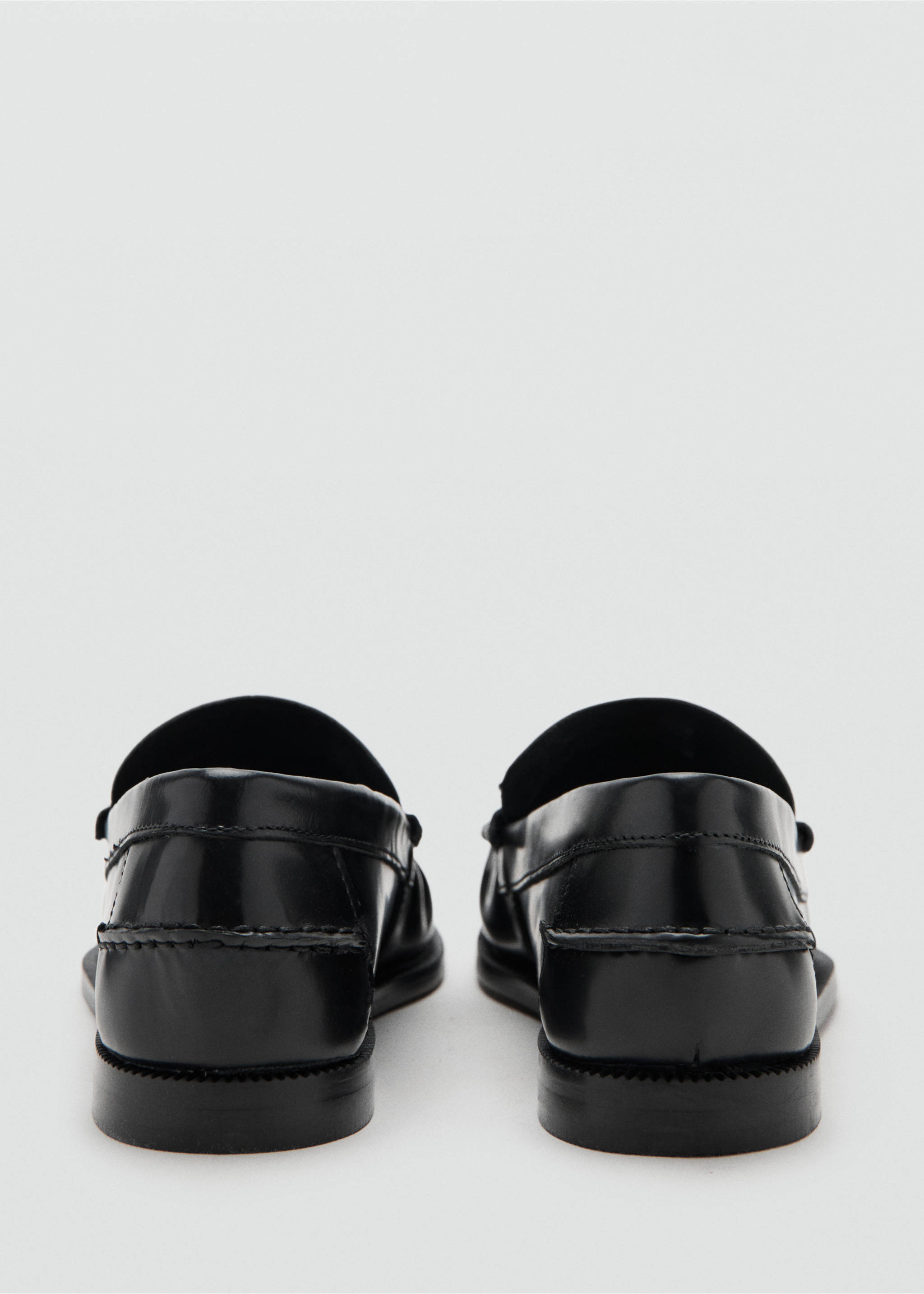 Leather loafers - Details of the article 1, Black. Ref: 27074769-00.
