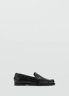 Leather loafers — Black 1