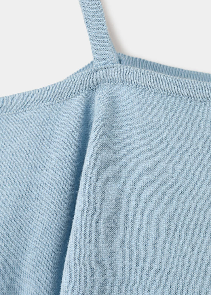 Strapless top — Blue