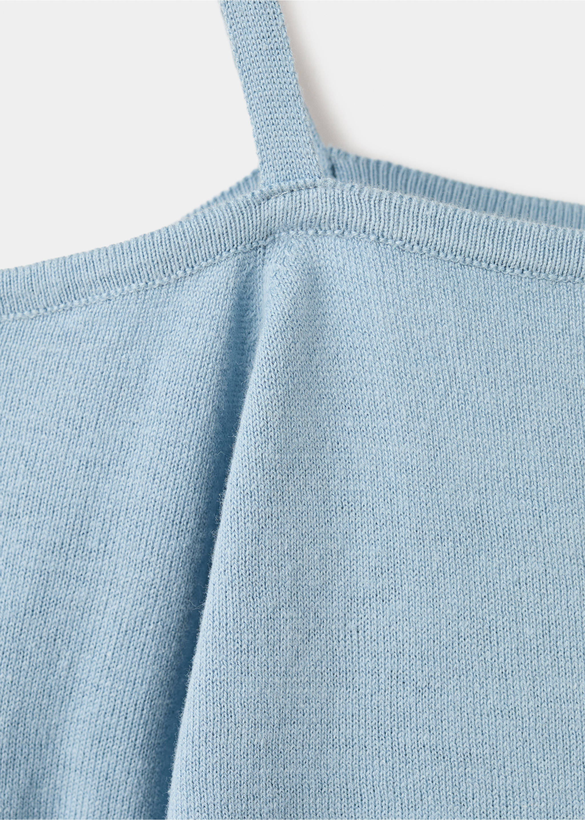 Strapless top - Details of the article 8, Blue. Ref: 27074770-00.