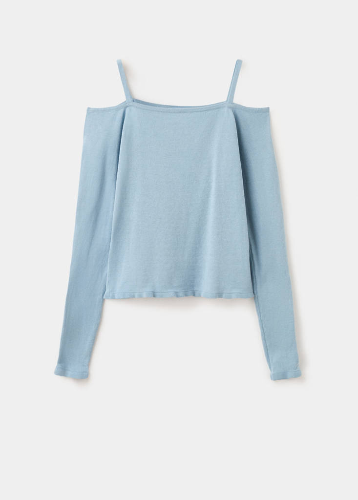 Strapless top — Blue