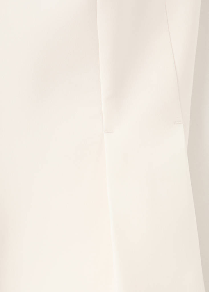 Peplum top with halter neck — Vanilla