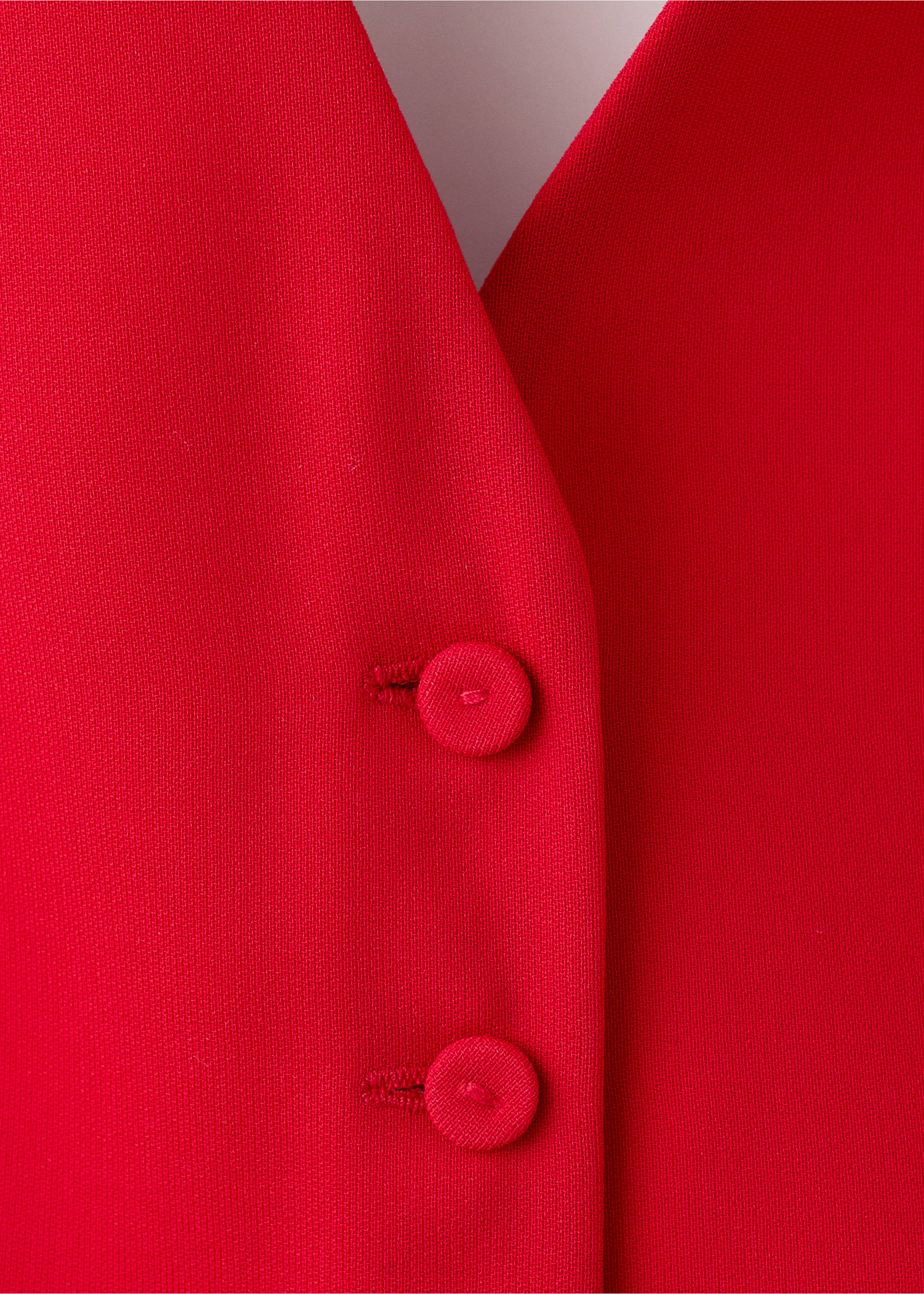 Top péplum col halter - Détail de l'article 8, Rouge. Ref: 27074775-00.