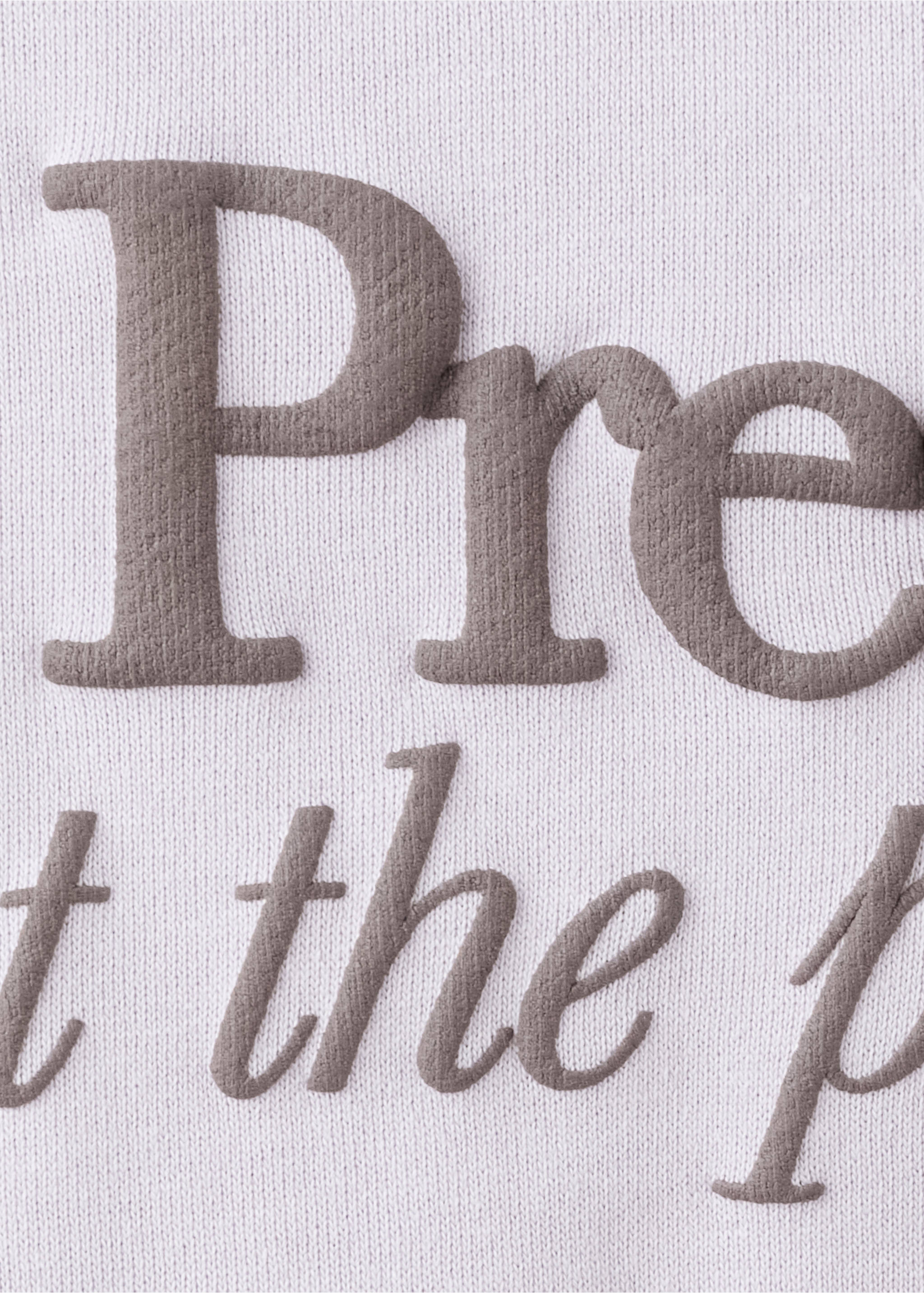 Cotton sweatshirt with text - Details of the article 0, Light/Pastel Purple. Ref: 27074776-00.