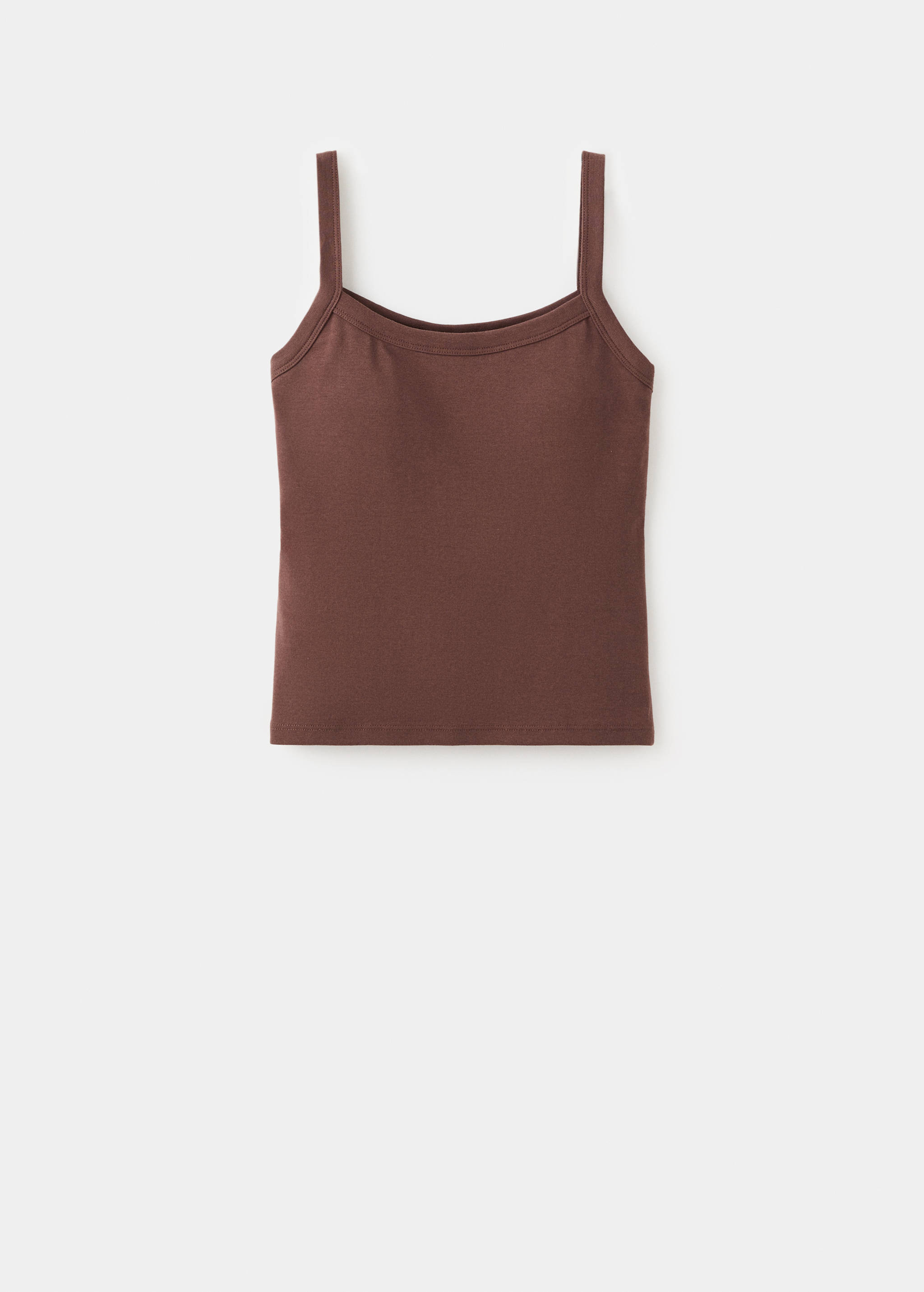 Cotton tank top - Article without model