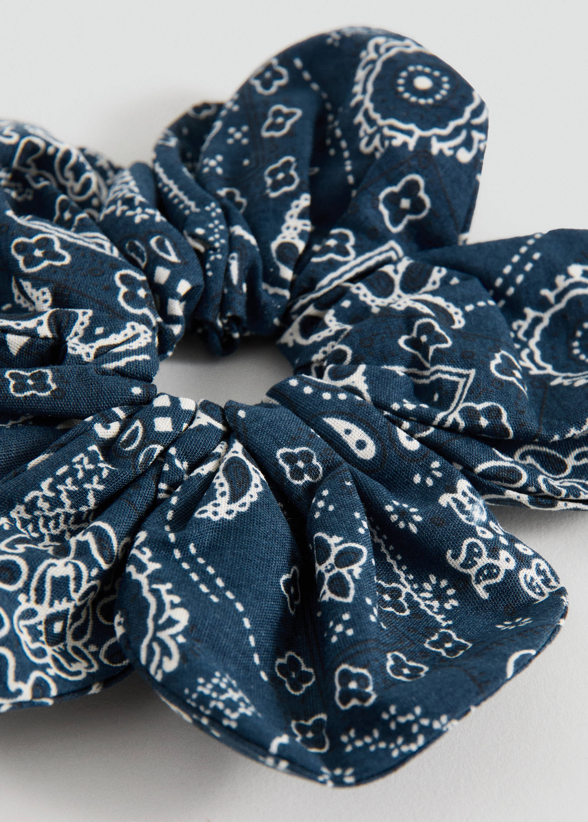 Printed scrunchie - Medium plane