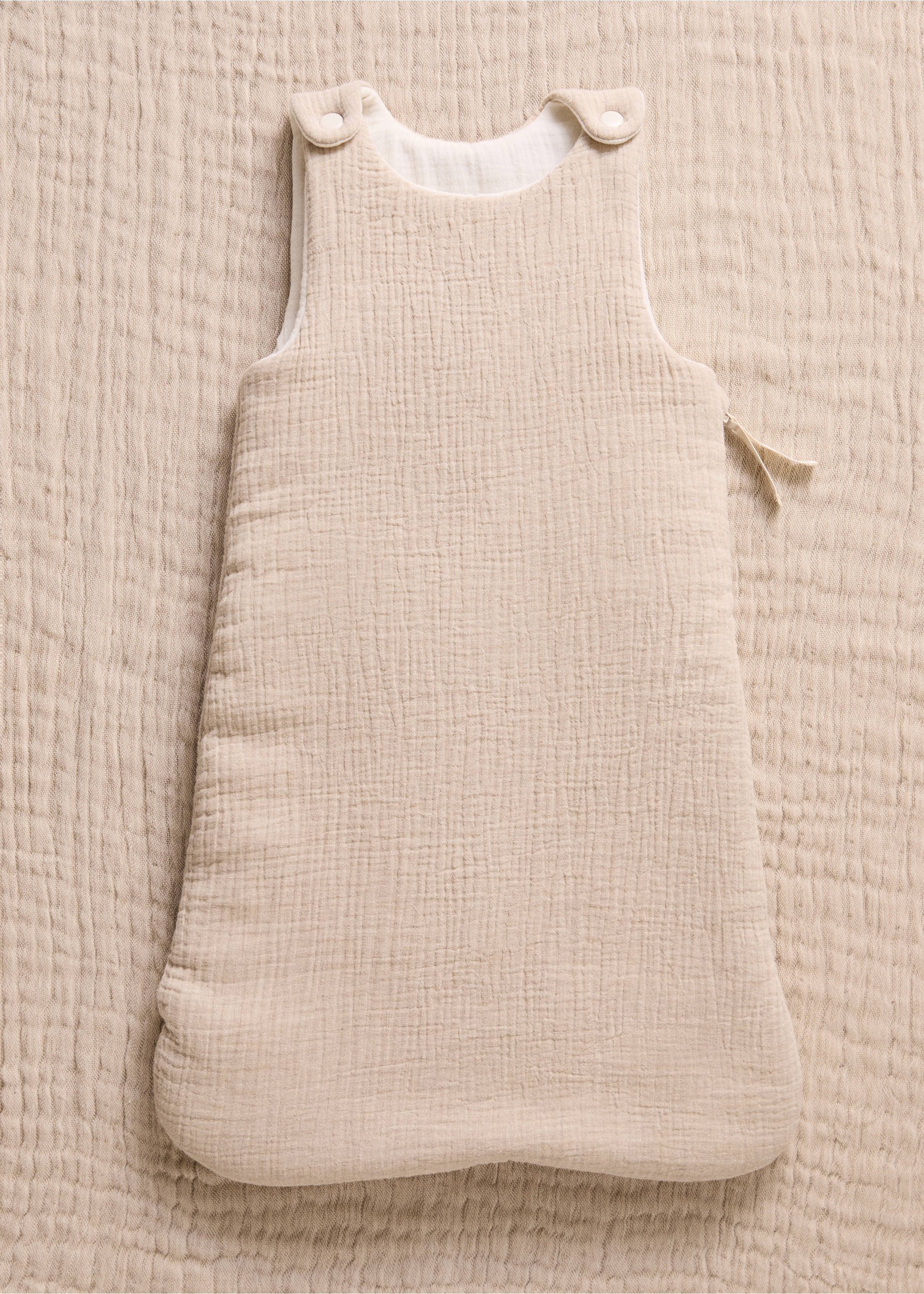 Sac pour poussette en gaze de coton - Plan général, Beige. Ref: 27074783-00.