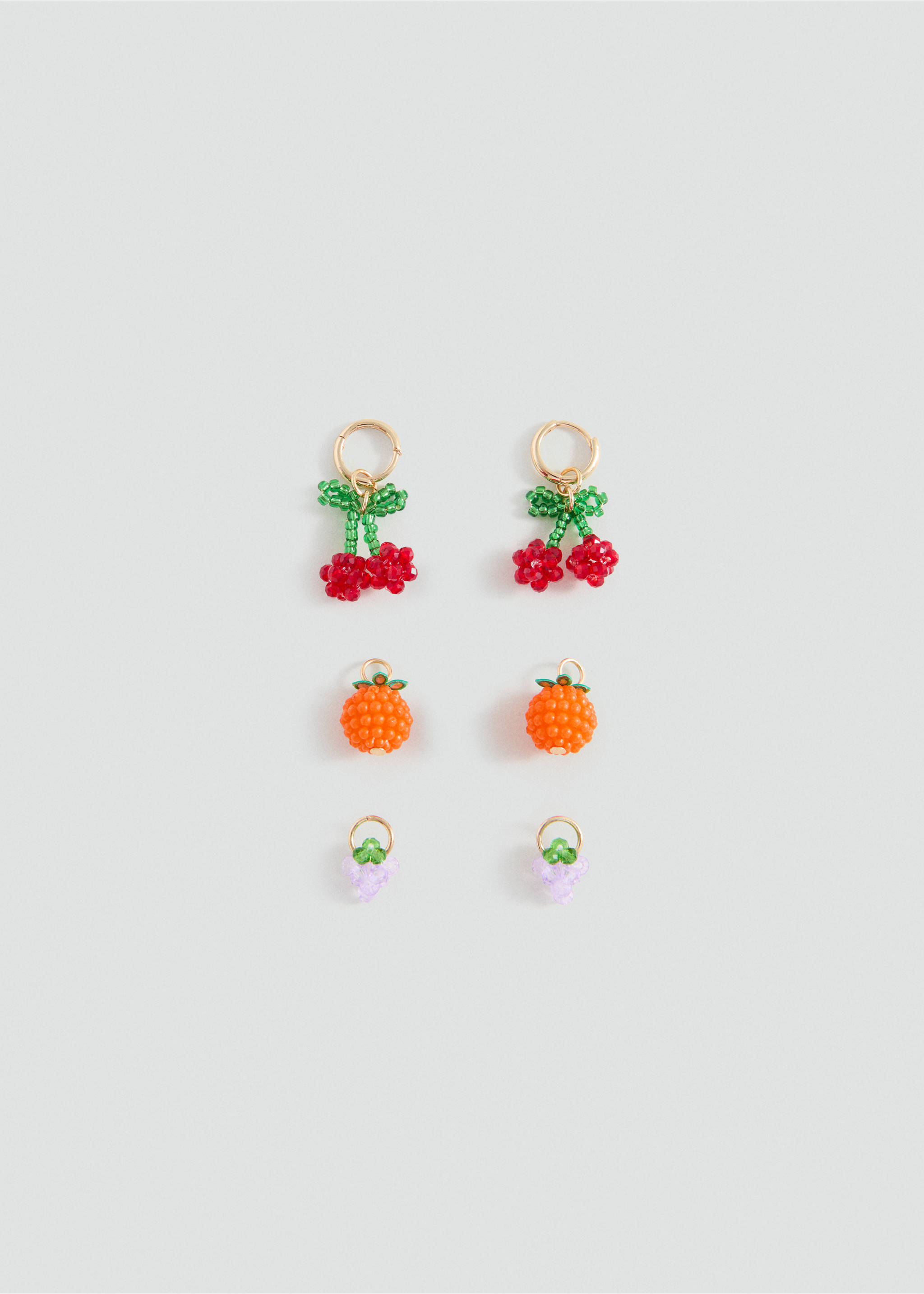 Pack of 3 earrings - Article without model, Gold. Ref: 27074786-00.