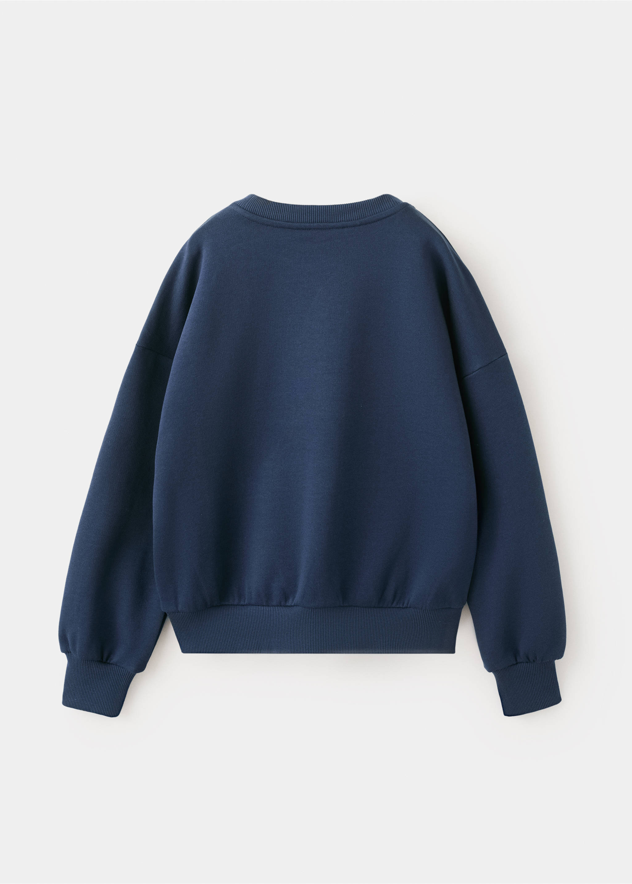 Daisy cotton sweatshirt - Reverse of the article, Navy. Ref: 27075143-00.