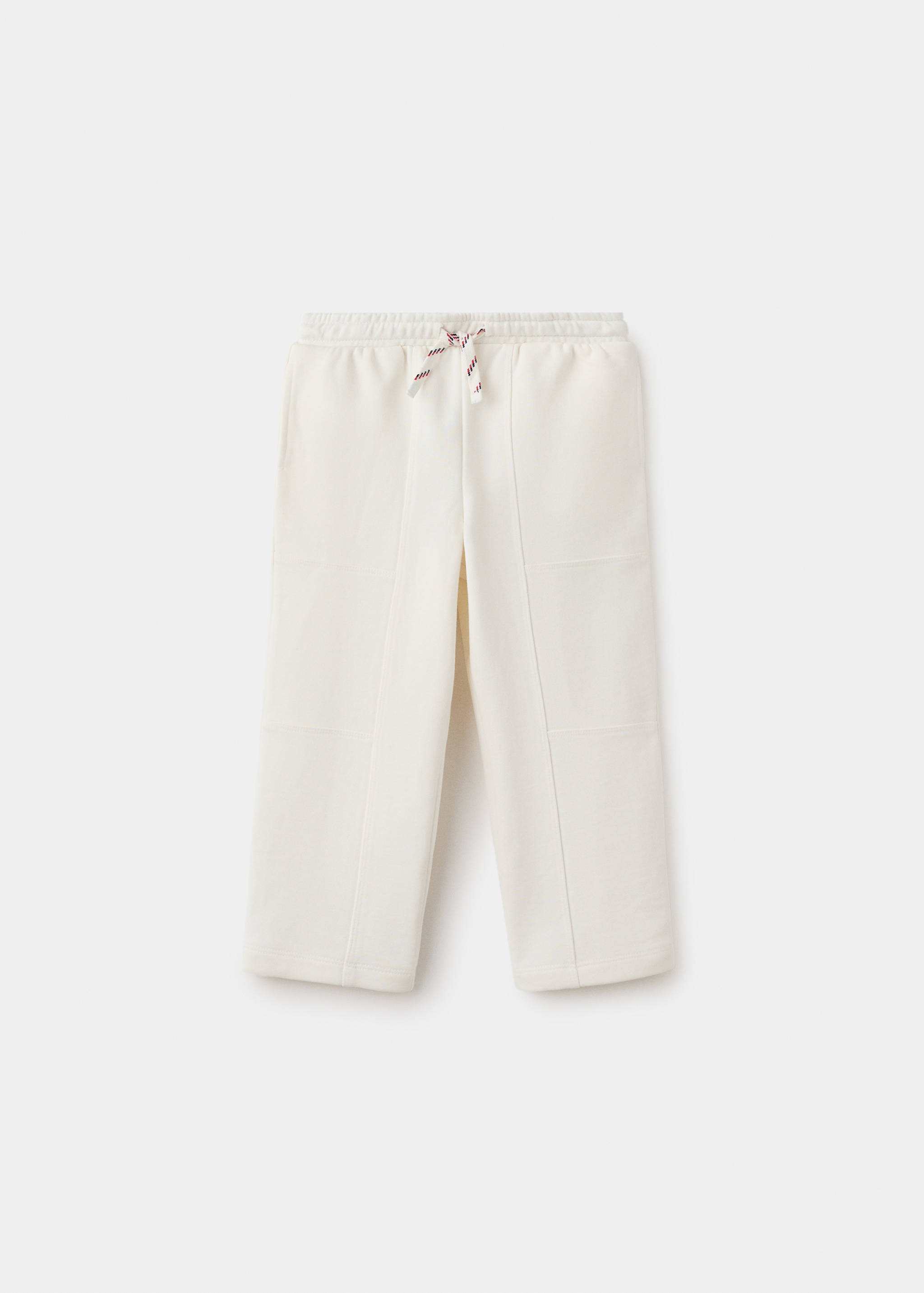 Drawstring cotton trousers - Article without model
