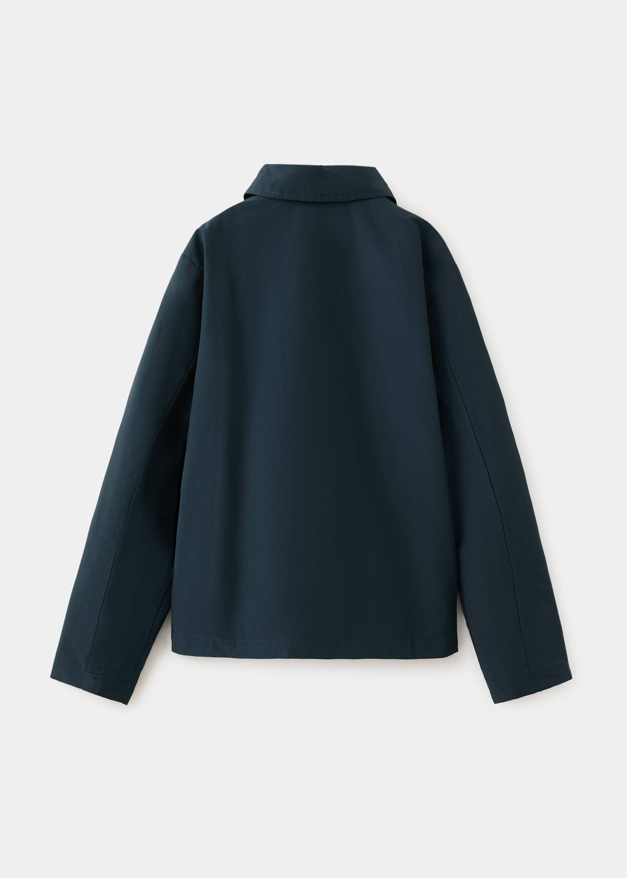 Chaqueta algodón cuello camisero - Reverso del artículo