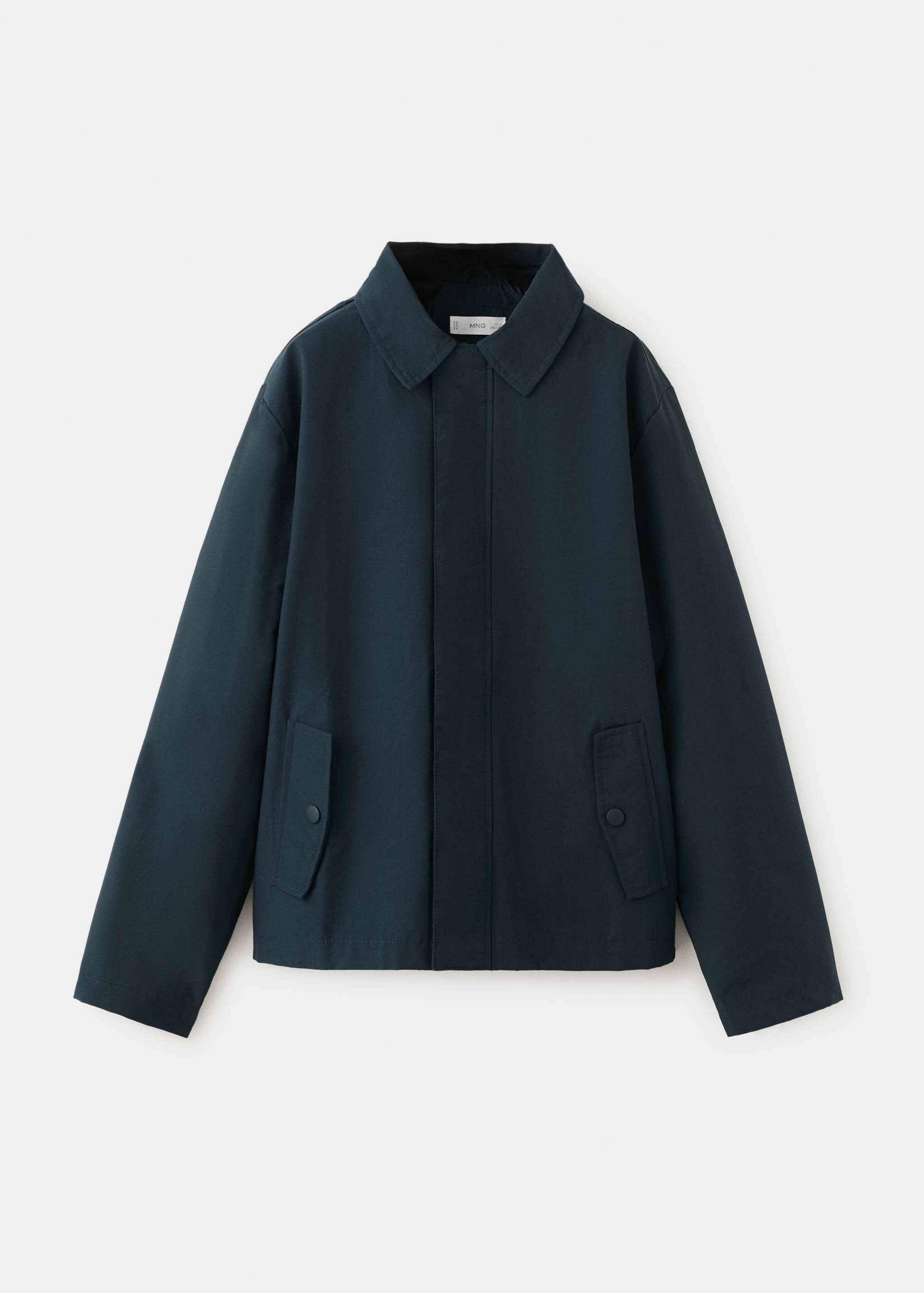 Cotton jacket with shirt collar - Article without model