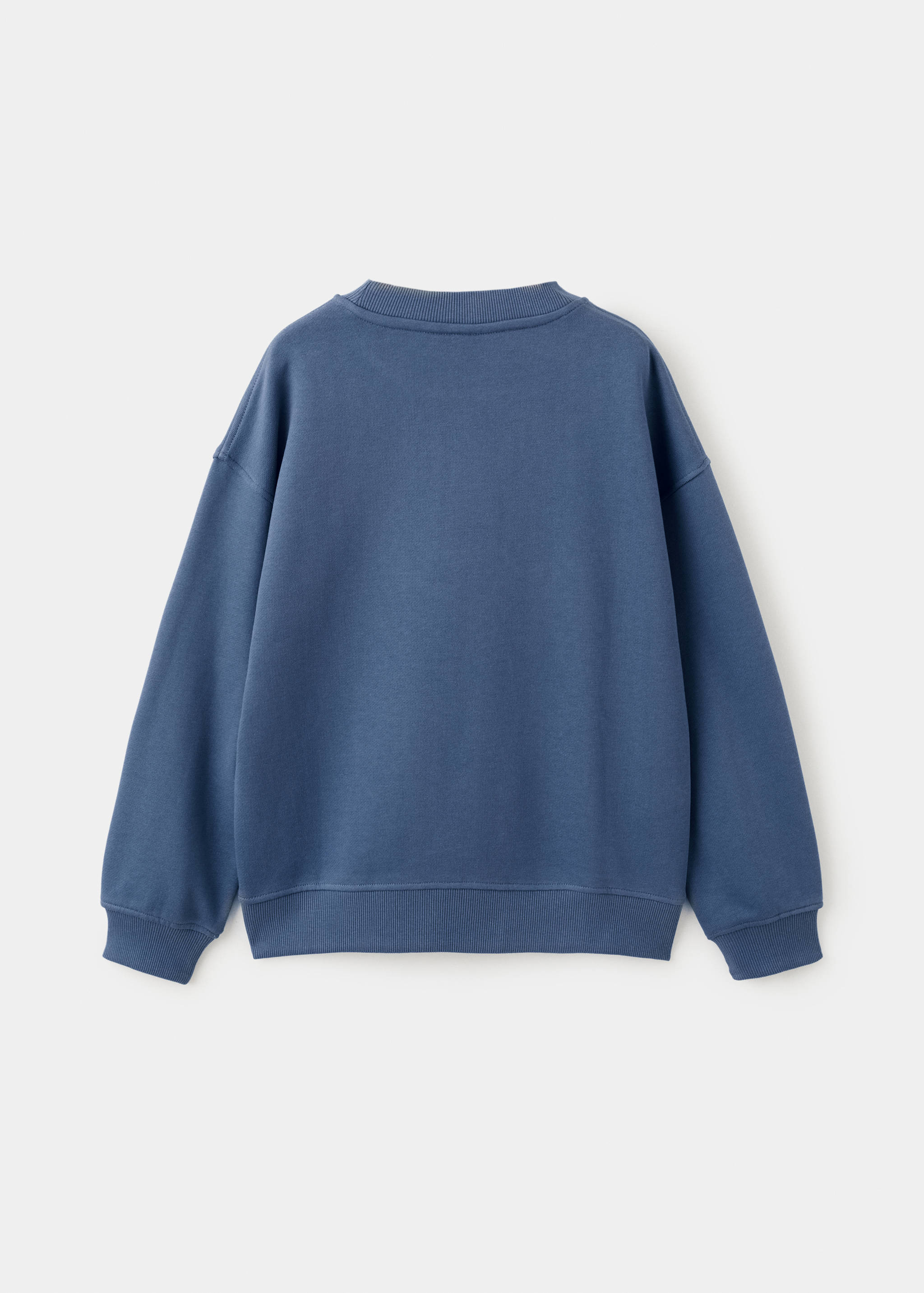 Sweat-shirt coton texte - Verso de l’article