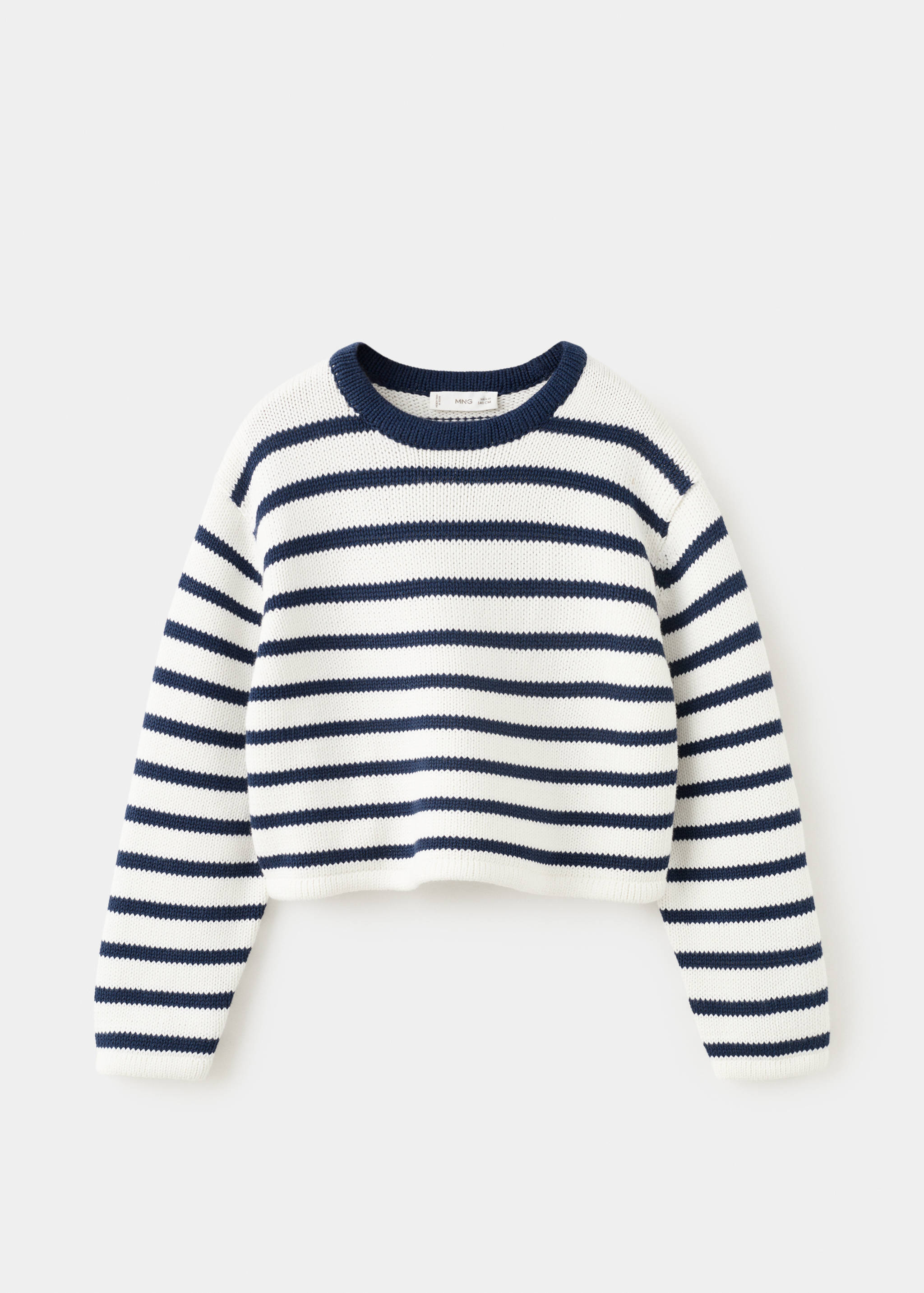 Crop striped sweater - Article without model