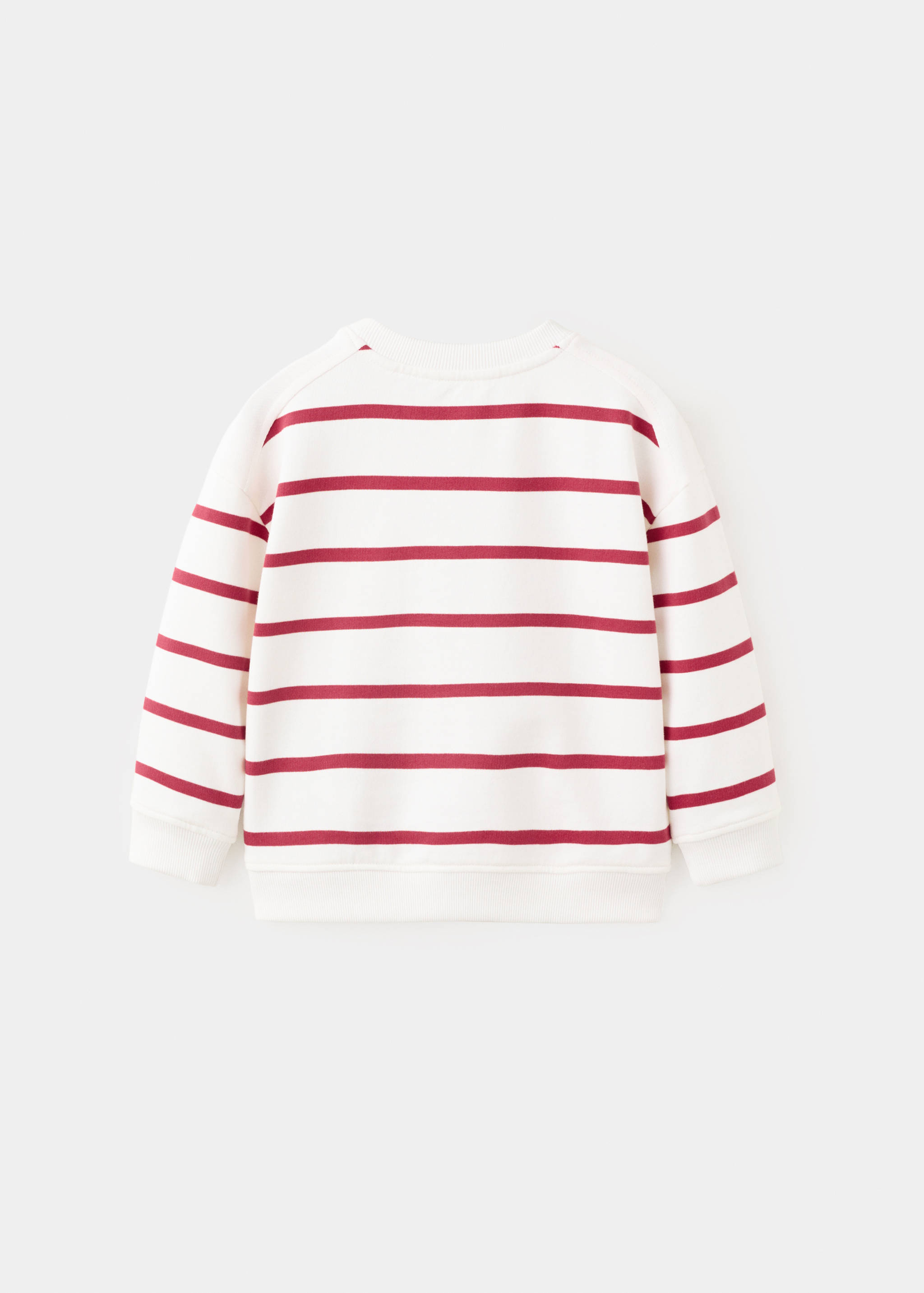 Pocket stripes sweatshirt - Reverse of the article
