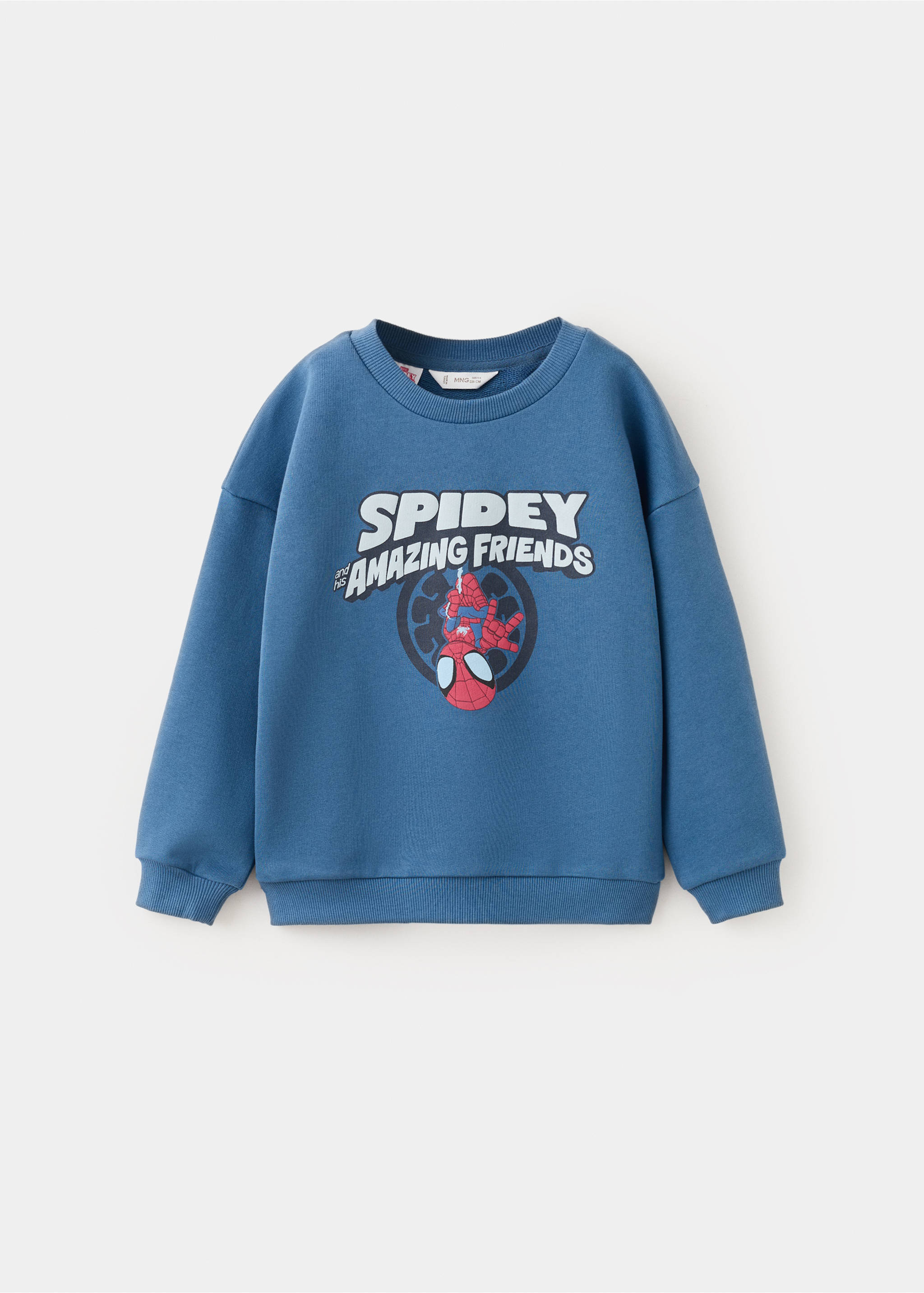 Spidey cotton sweatshirt - Article without model, Blue. Ref: 27075158-00.
