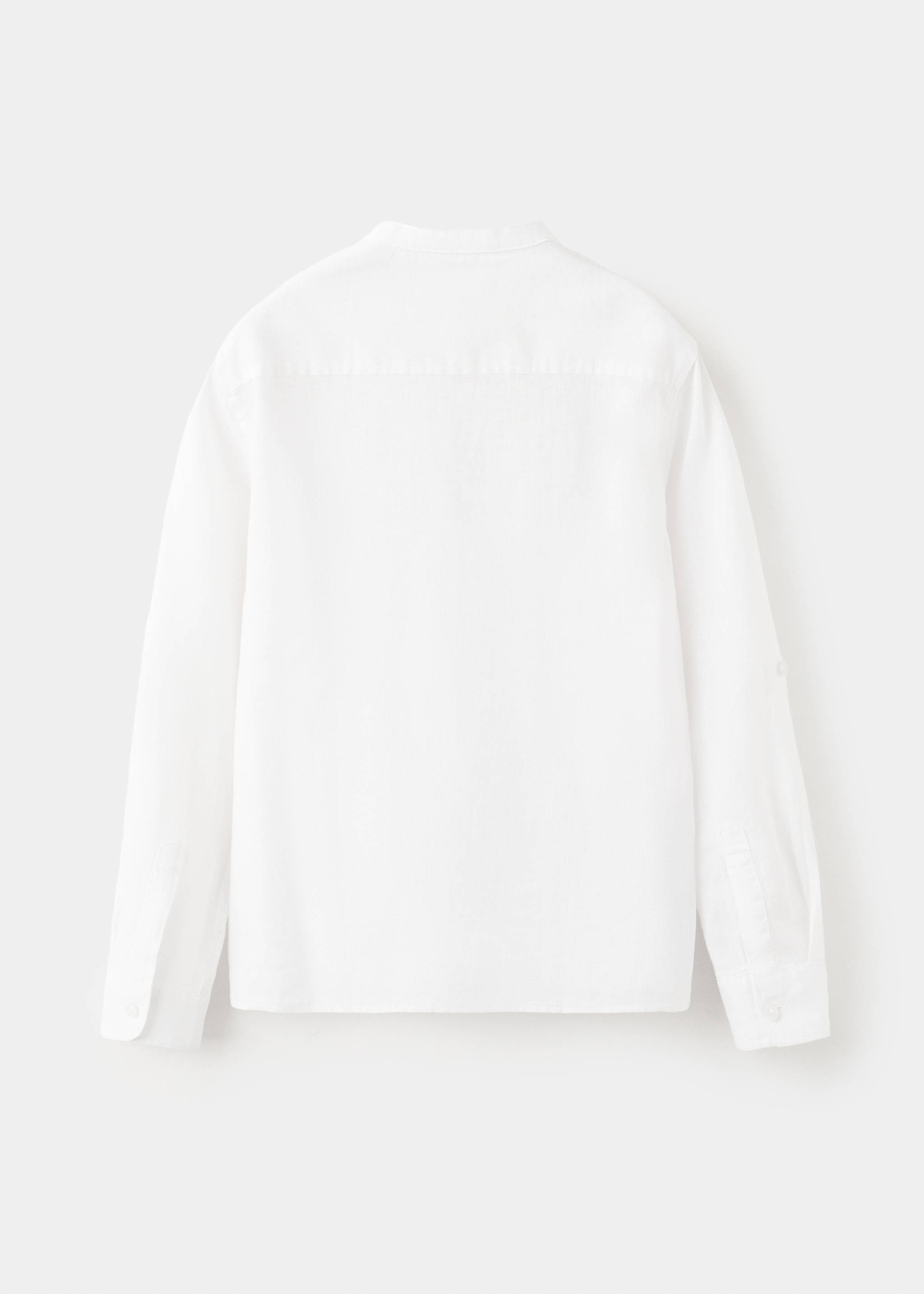 Linen-blend shirt - Reverse of the article