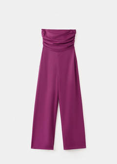 Strapless jumpsuit — Pink 4
