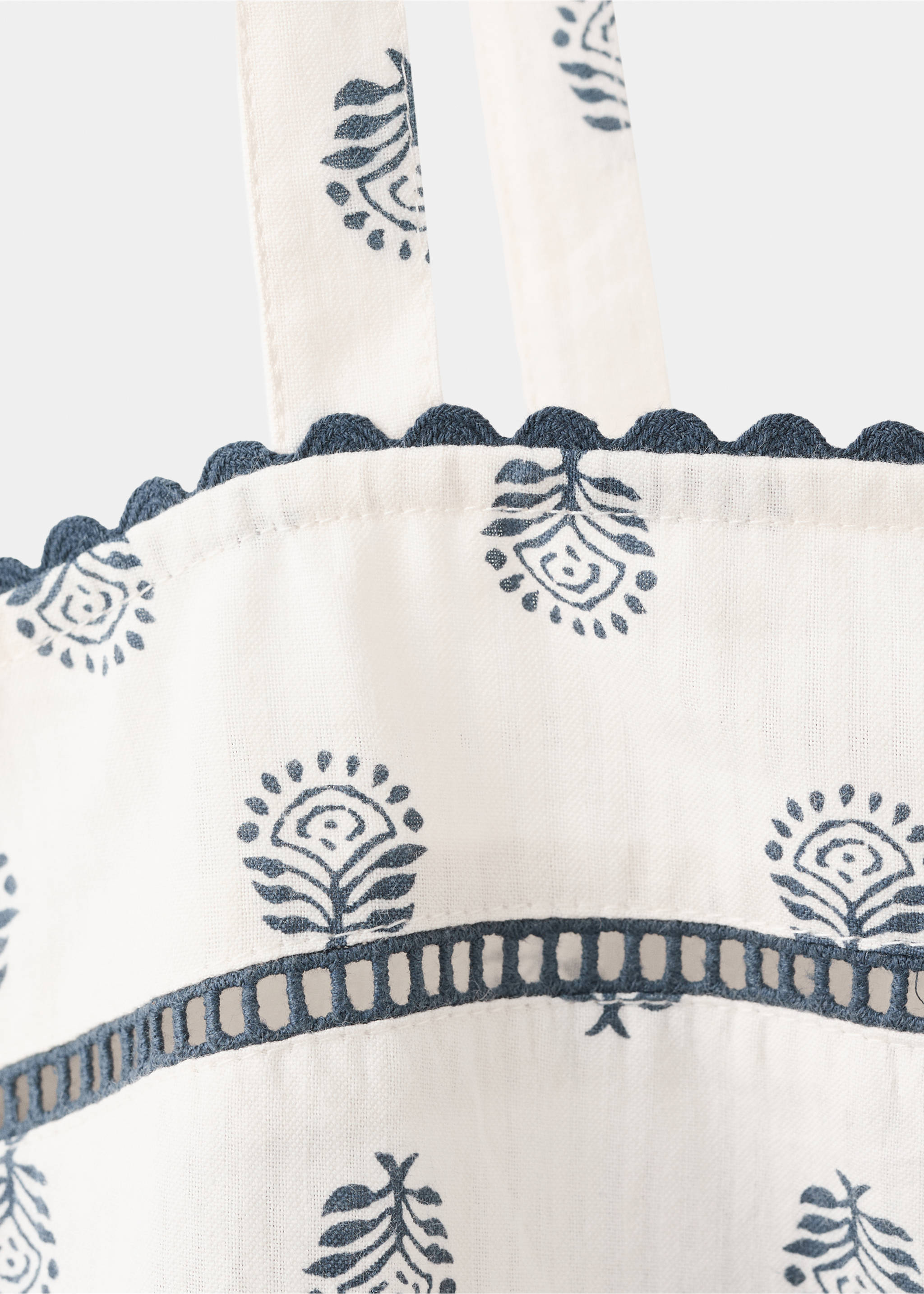 Pijama curt estampat - Detall de l'article 8, Blanc trencat. Ref: 27075809-00.