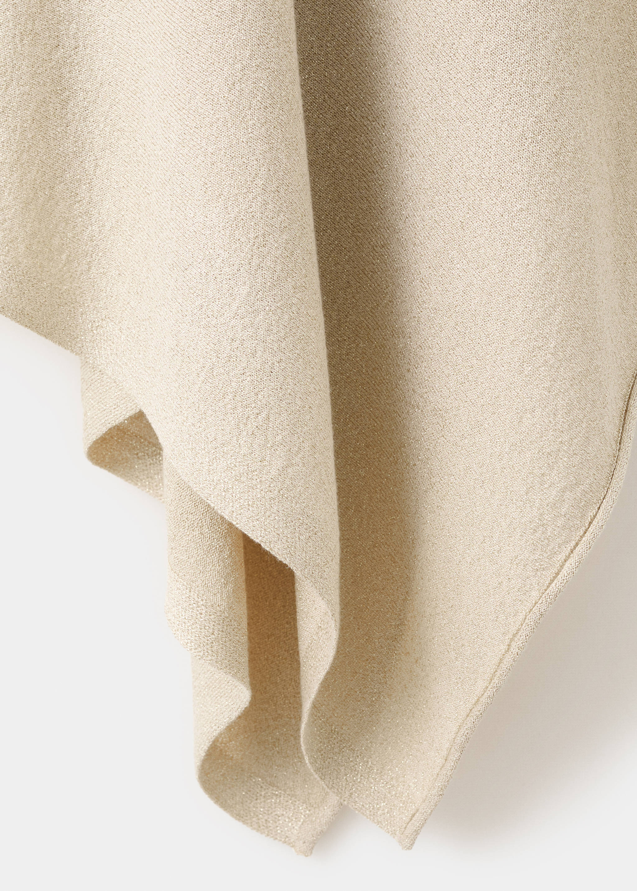 Asymmetrical knitted cape - Details of the article 0