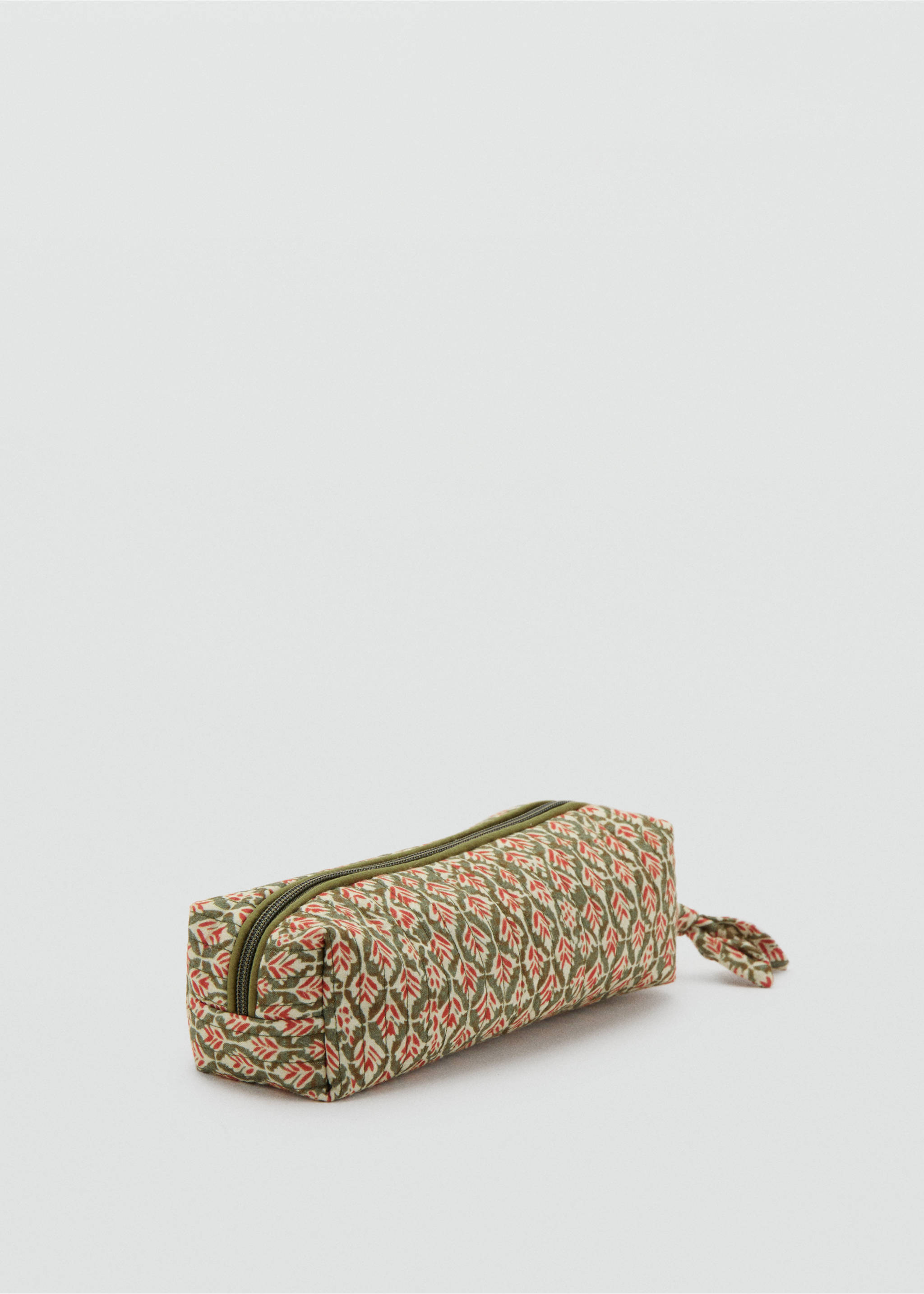 Printed pencil case - Medium plane, Green. Ref: 27075814-00.