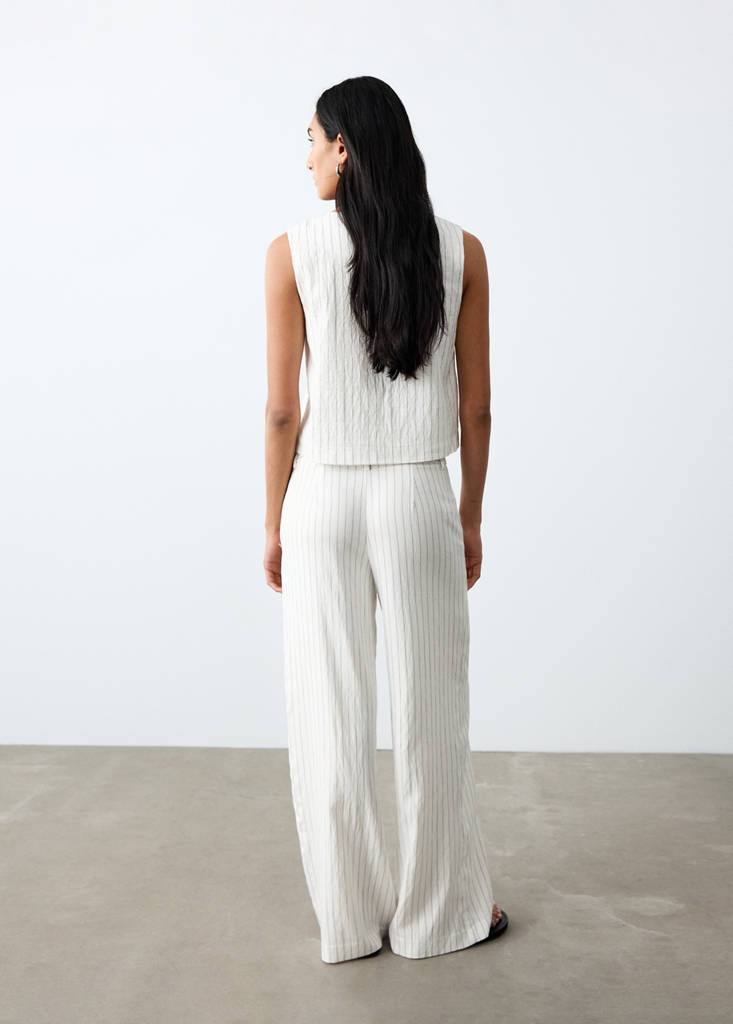 Straight striped trousers — Off White