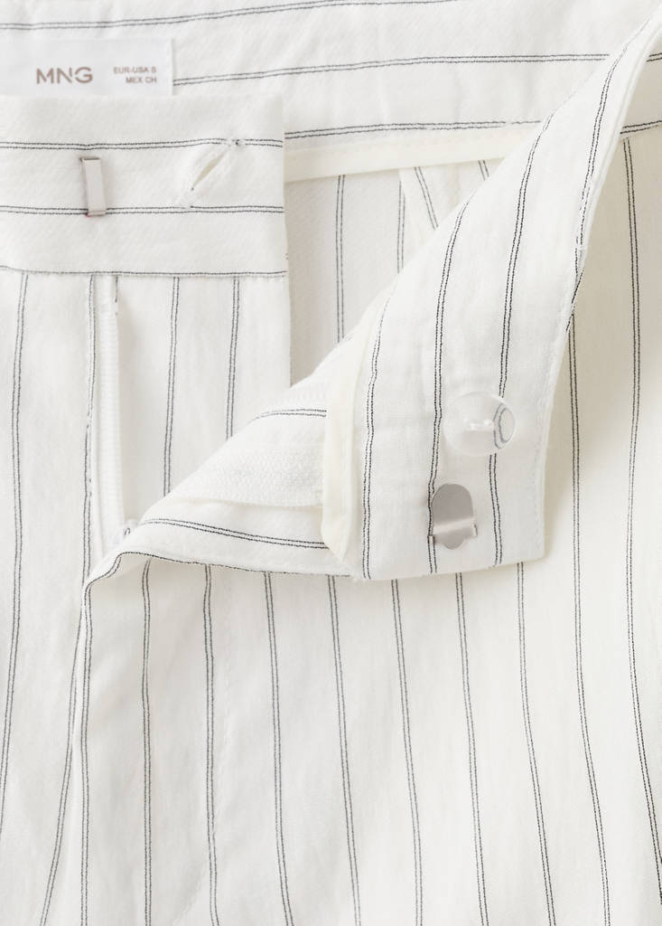 Straight striped trousers — Off White