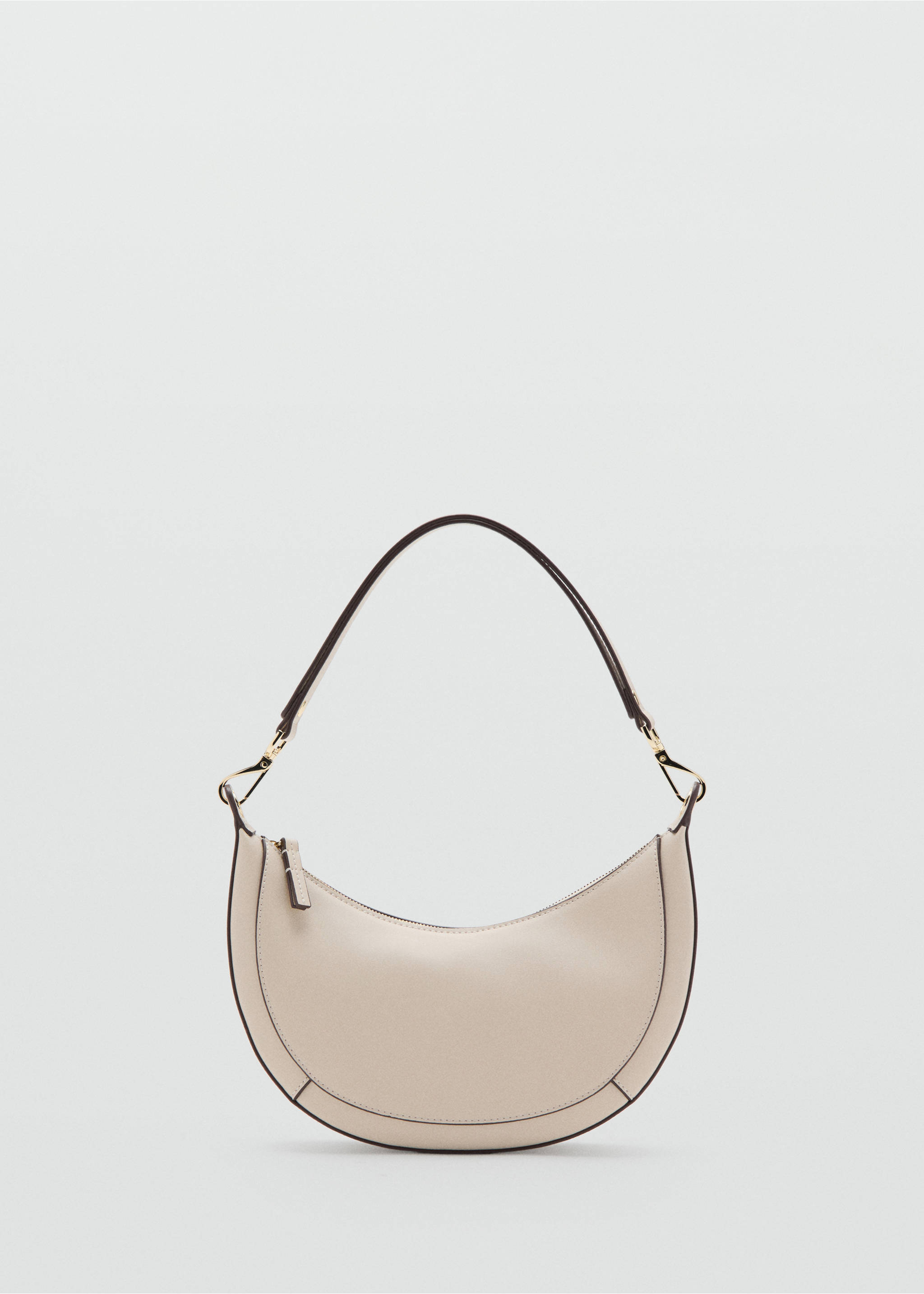 Sac porté épaule ovale - Article sans modèle, Blanc cassé. Ref: 27075817-00.