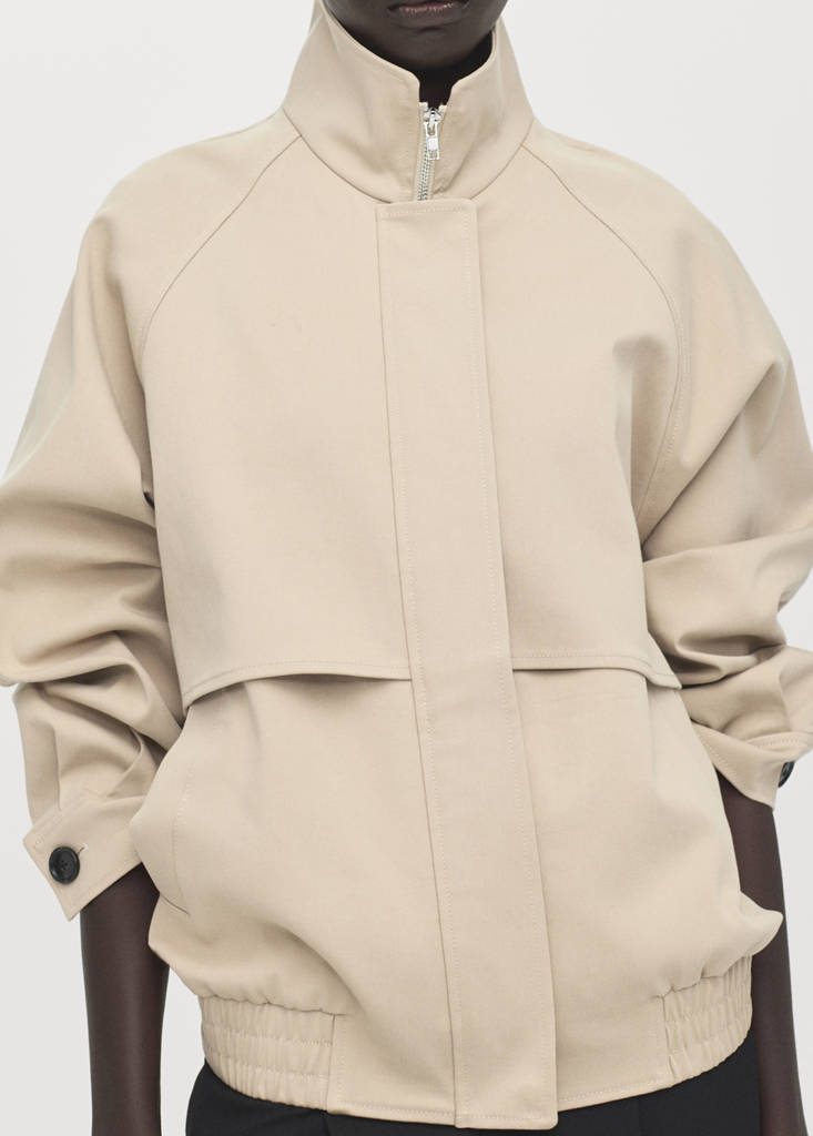 Cotton jacket with pockets