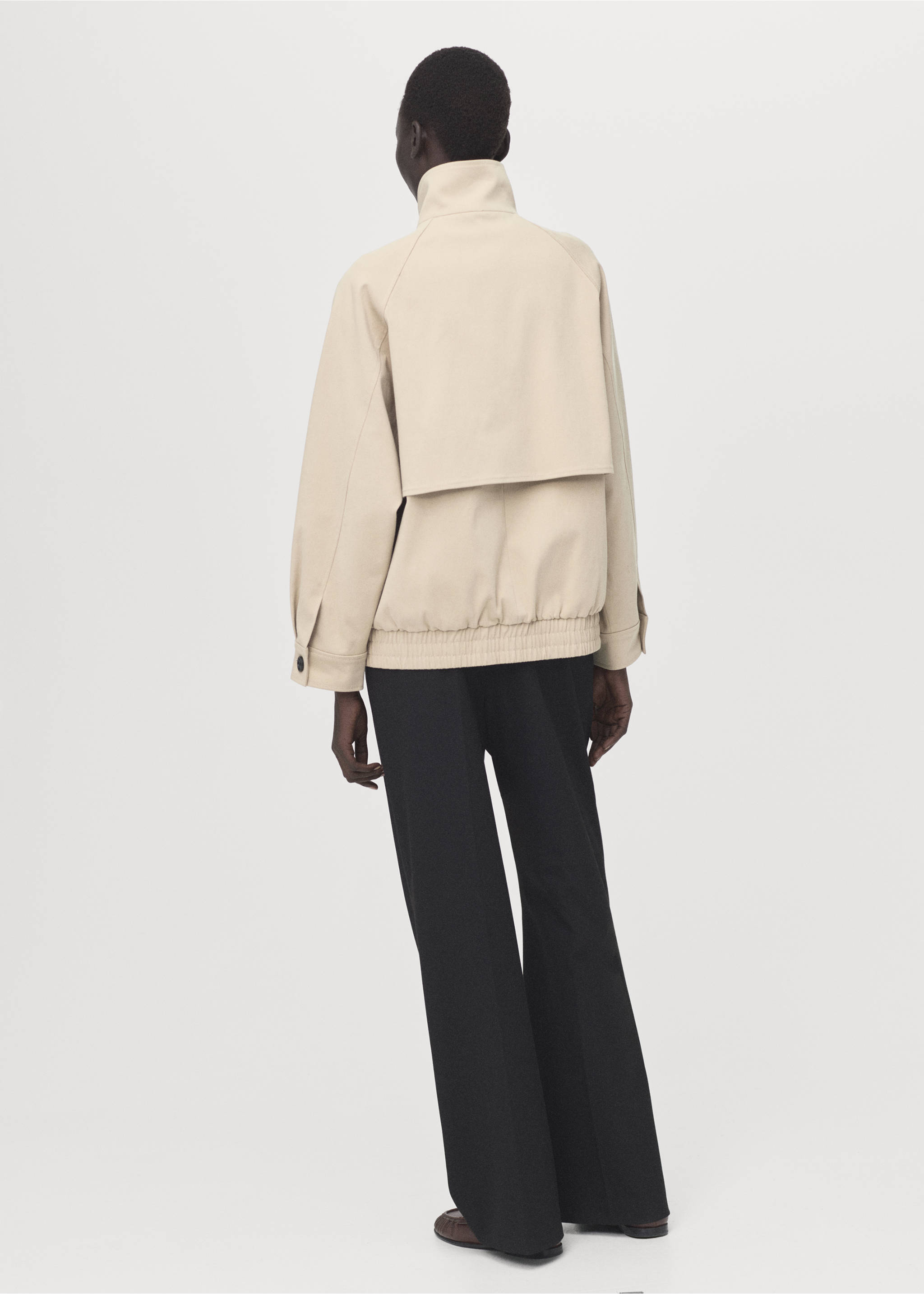 Veste en coton poches - Verso de l’article, Gris clair/pastel. Ref: 27075820-00.