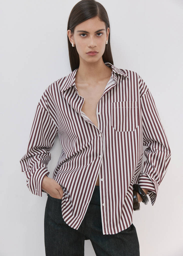 Striped cotton shirt