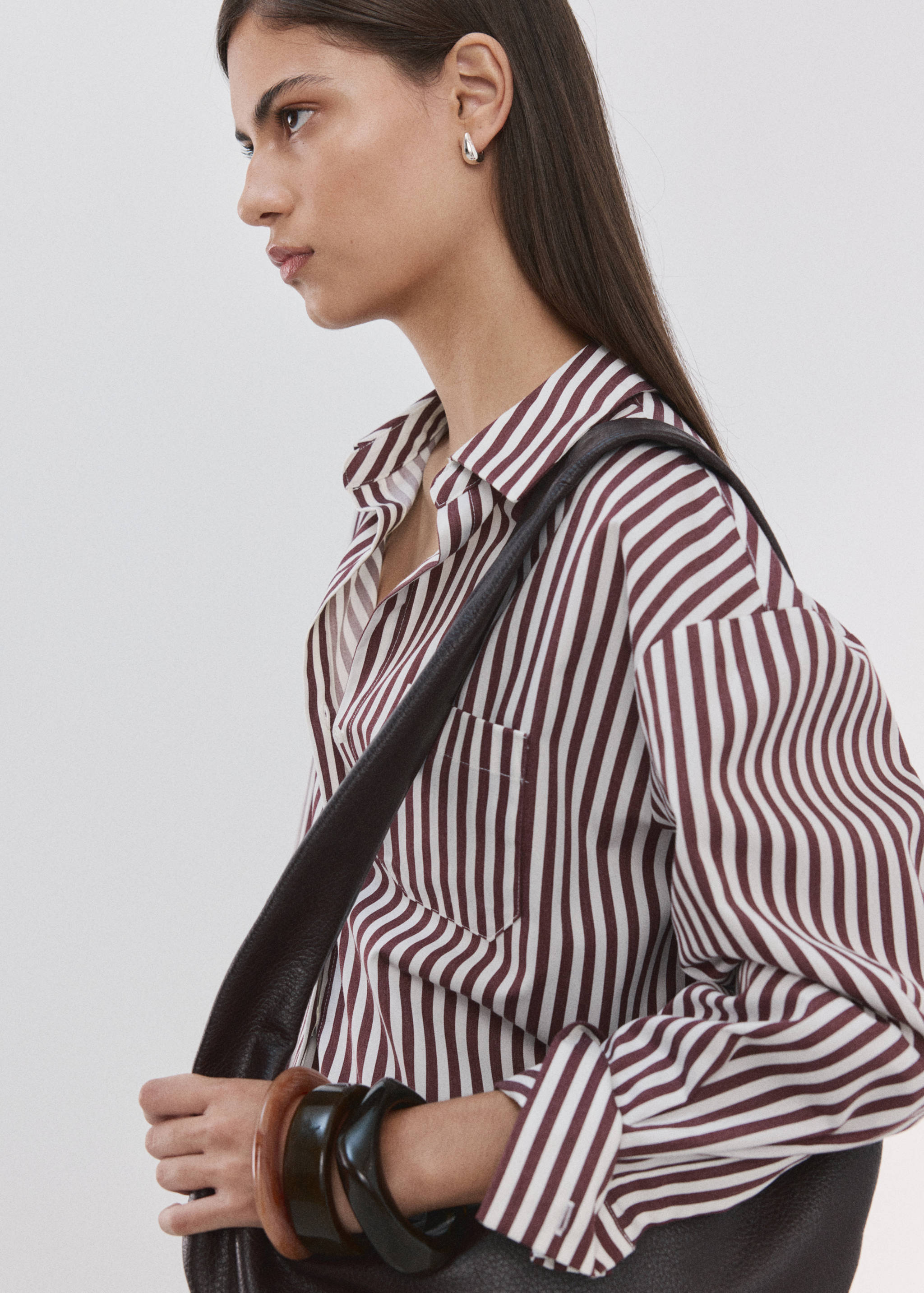 Striped cotton shirt - Details of the article 2