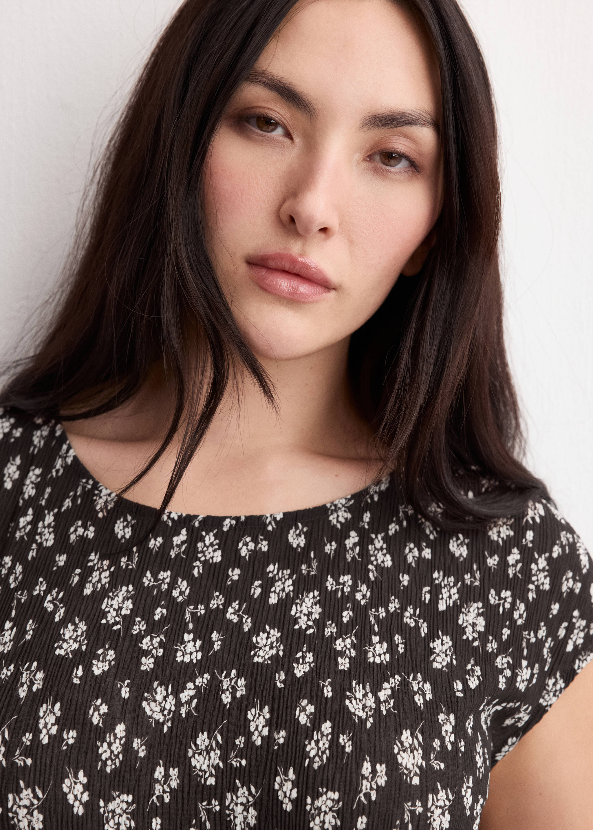 Floral-print midi-dress - Details of the article 4