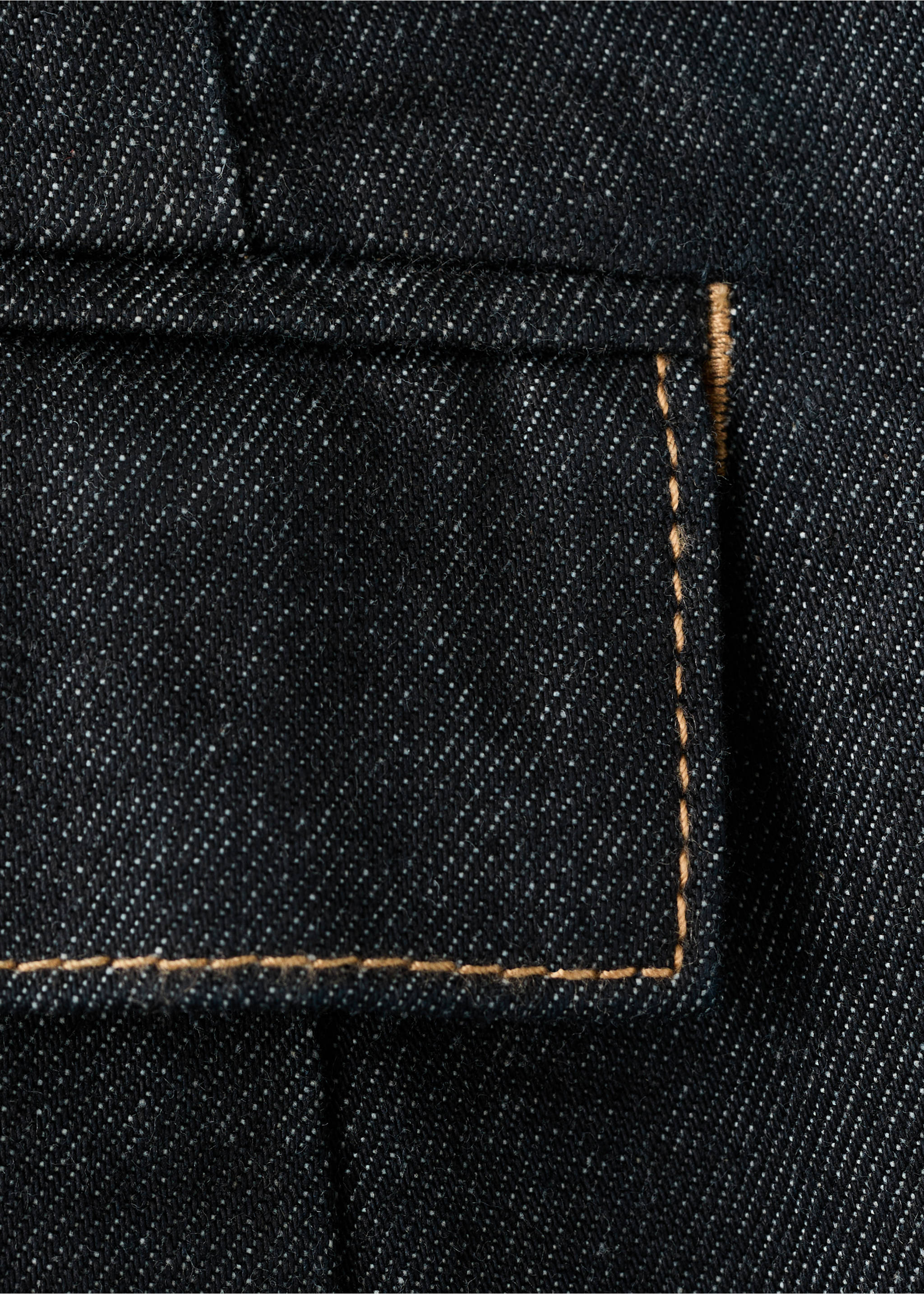 Strapless denim top - Details of the article 0, Open Blue. Ref: 27075825-00.