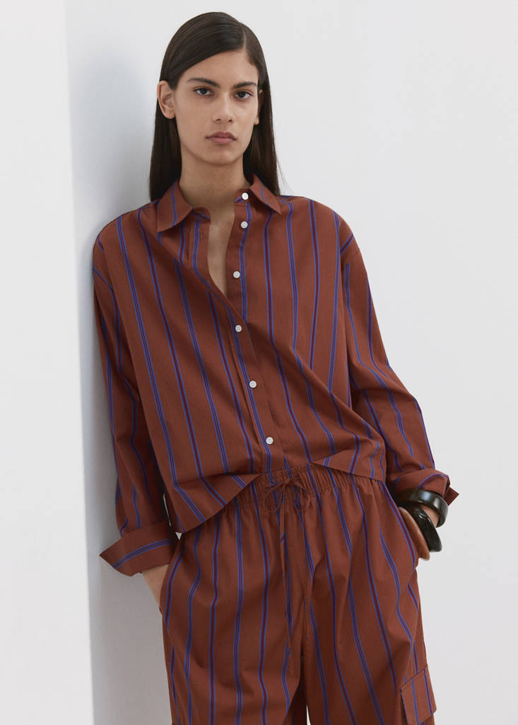 Striped cotton shirt
