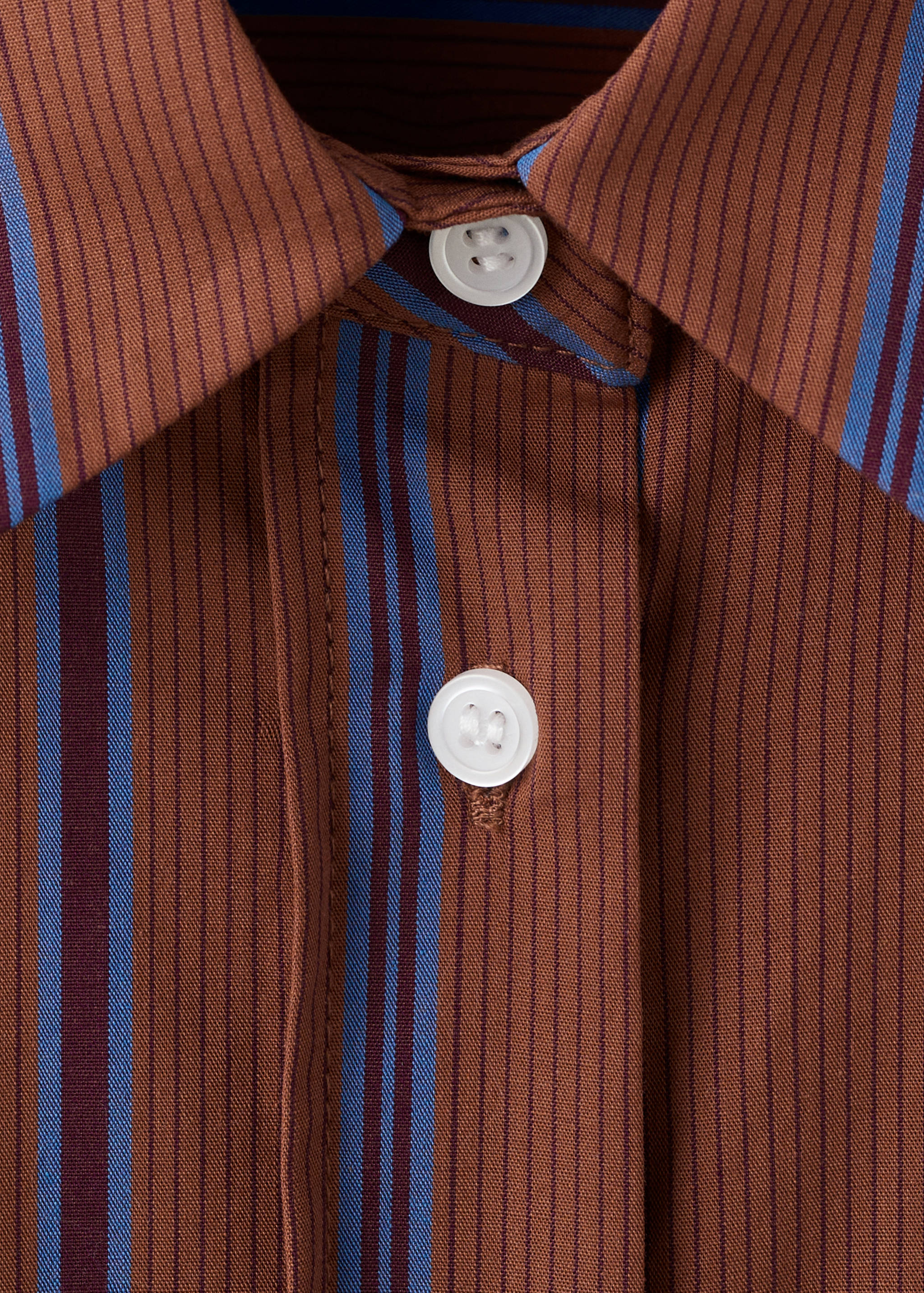 Striped cotton shirt - Details of the article 8