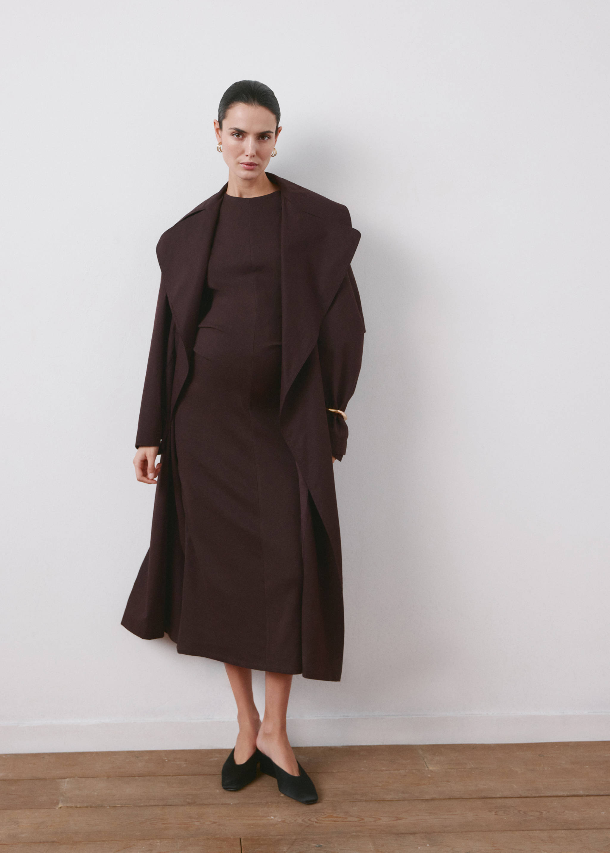 Robe de grossesse en coton - Plan général