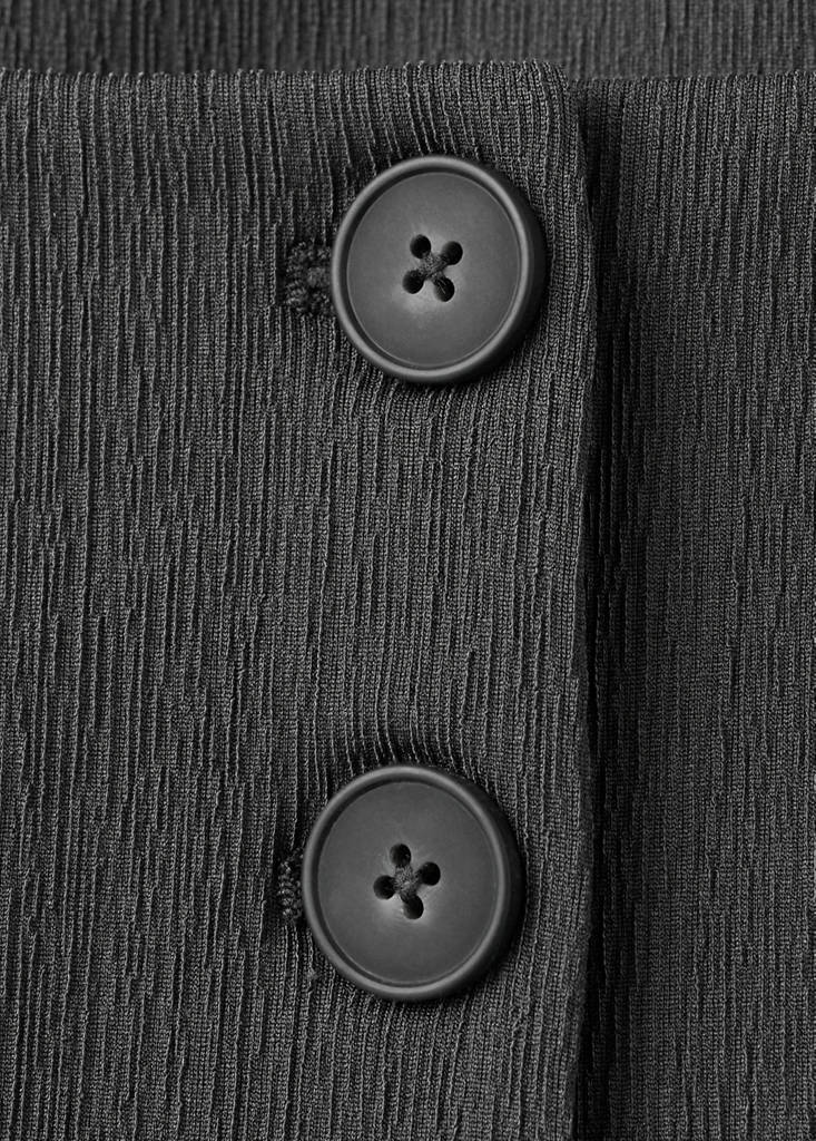 Peplum button waistcoat — Grey