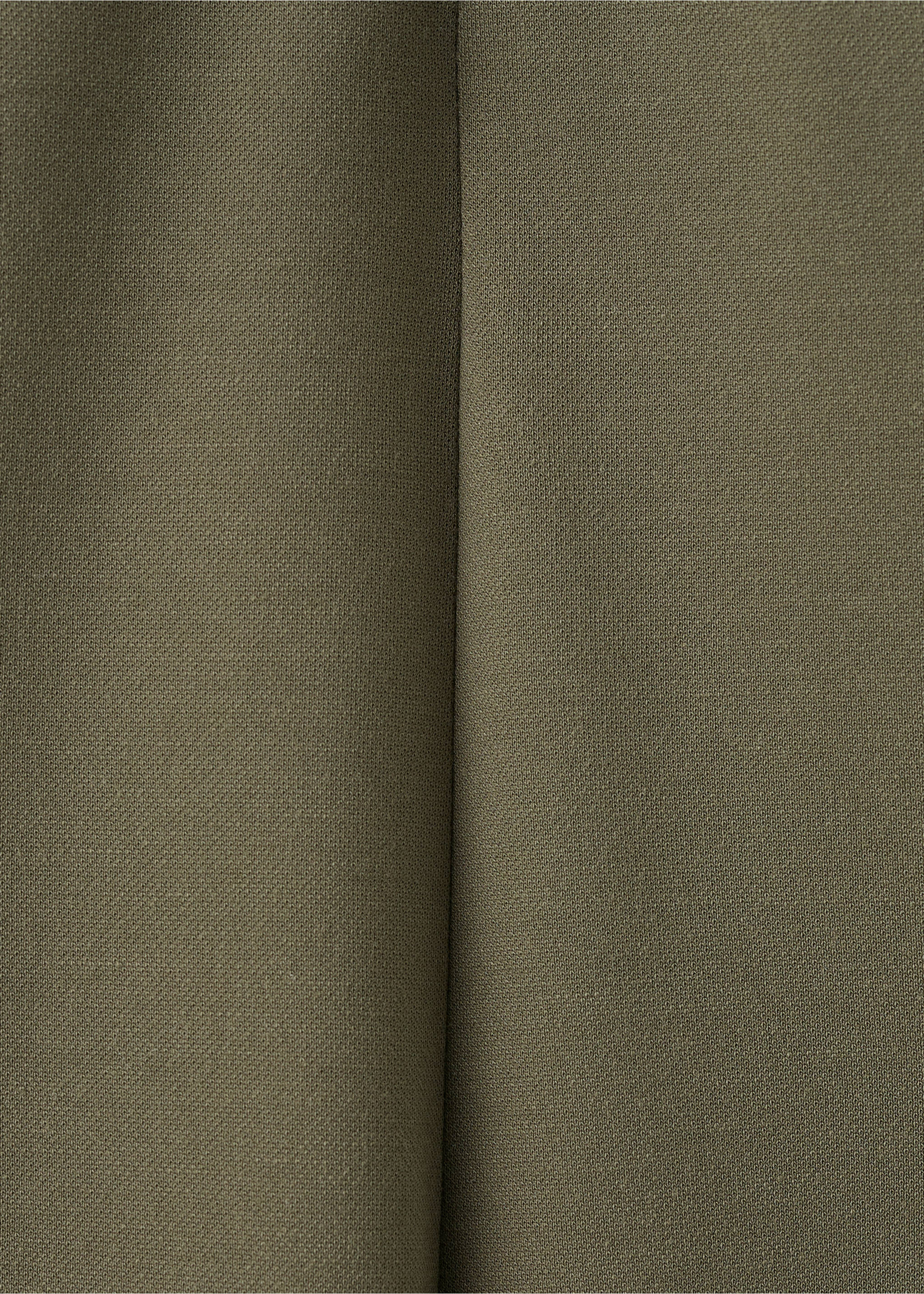 Pantalón recto cintura elástica - Detalle del artículo 8, Khaki. Ref: 27075835-00.