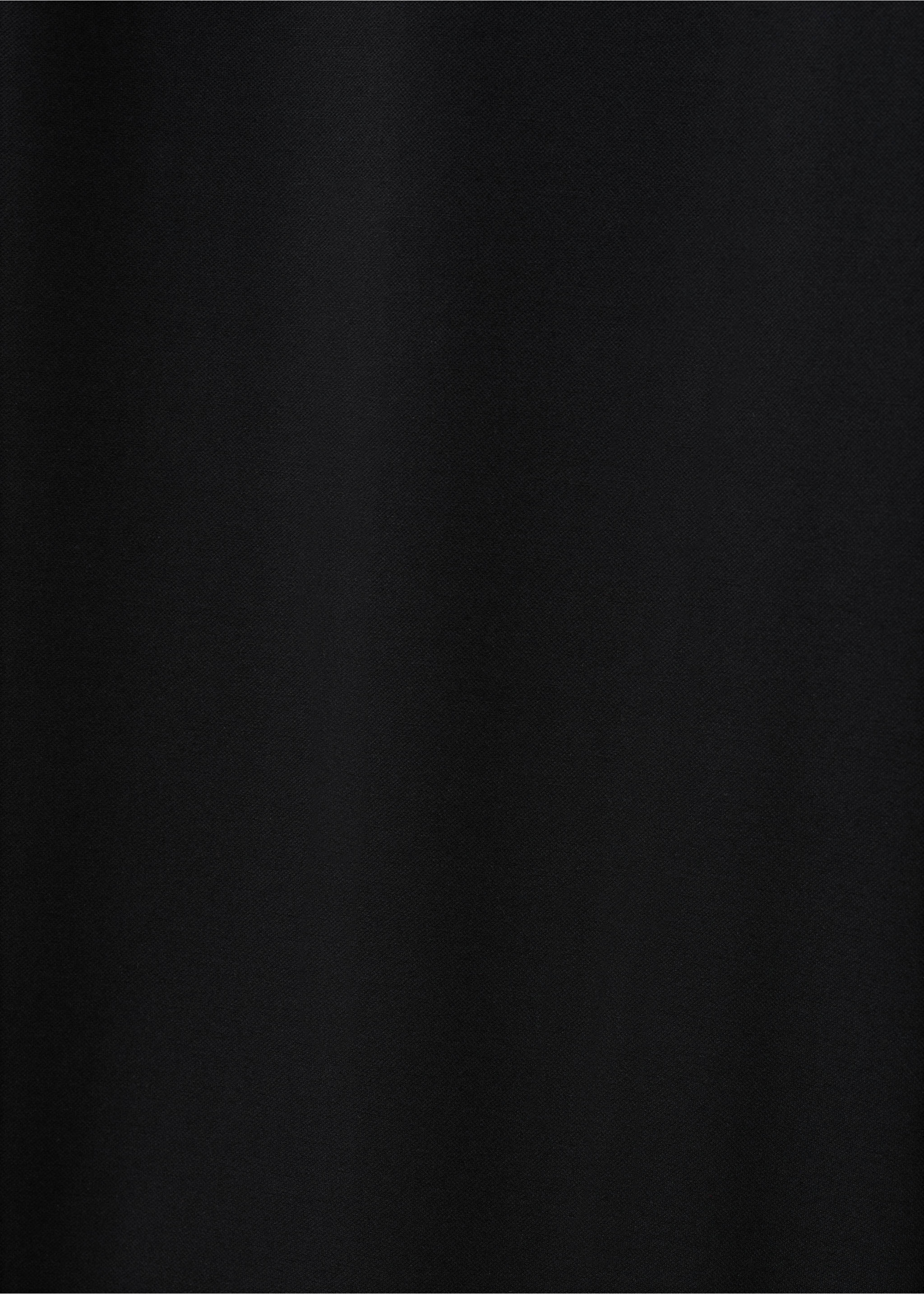 Pantalón recto cintura elástica - Detalle del artículo 0, Negro. Ref: 27075835-00.