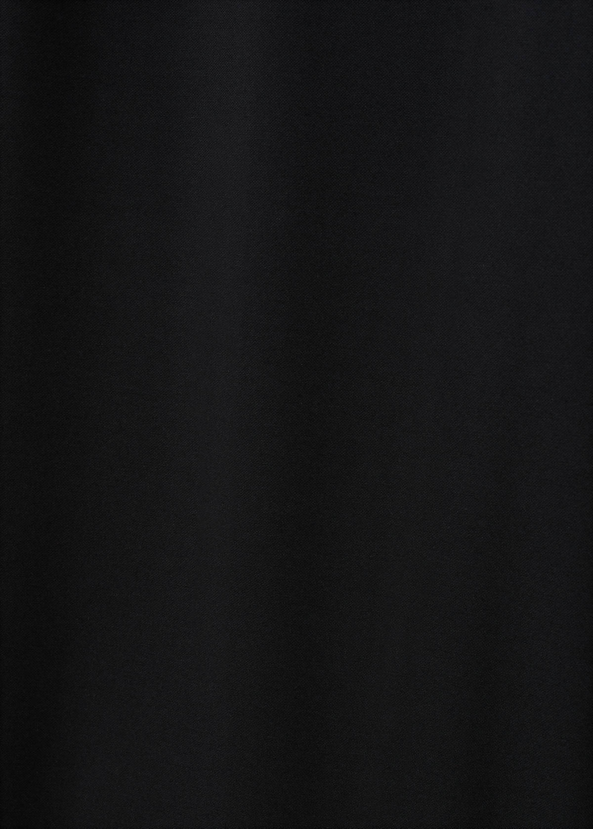 Straight-fit trousers with elastic waist — Black