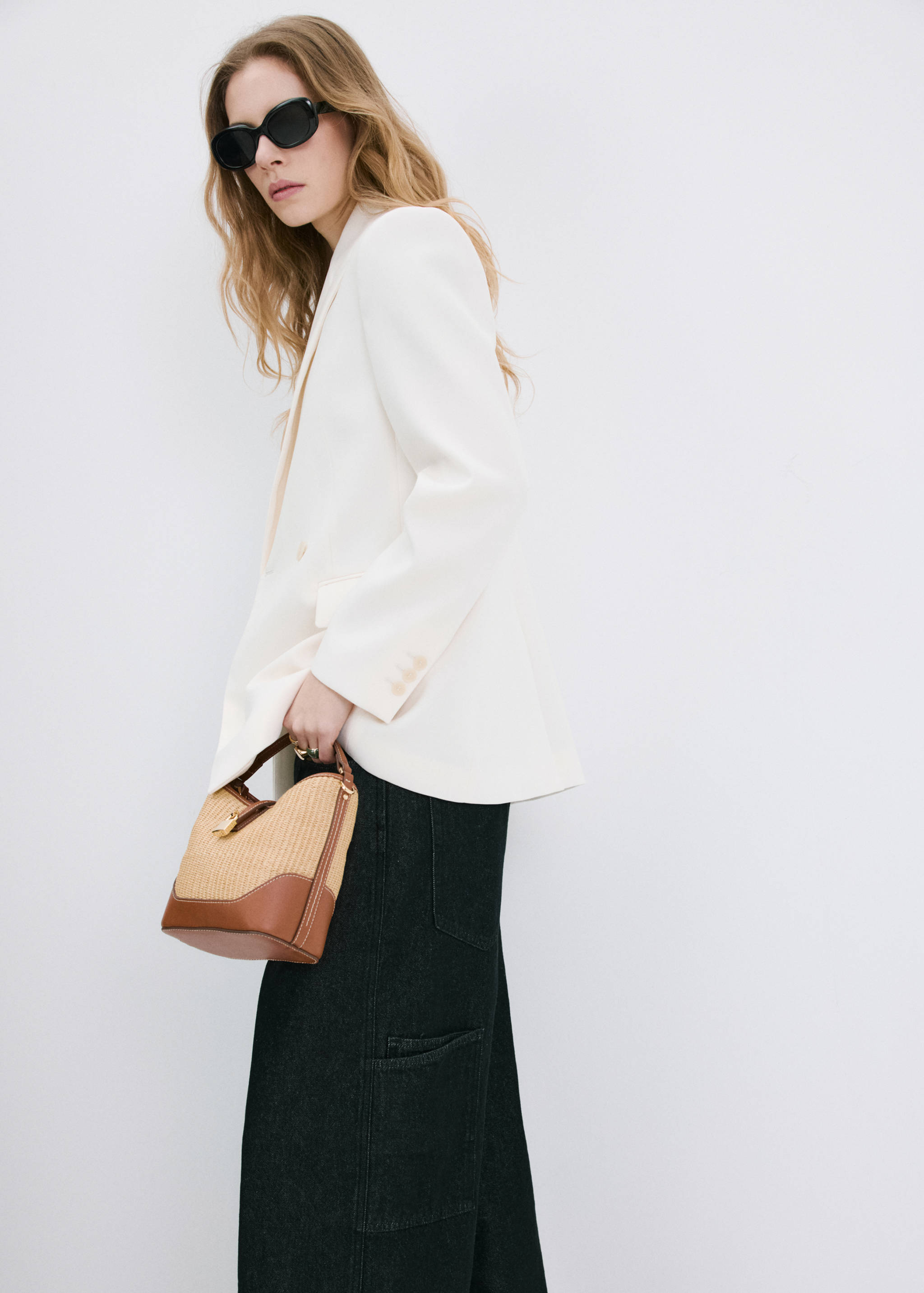 بنطلون جينز بالون عالي الخصر - تفاصيل المنتج 2