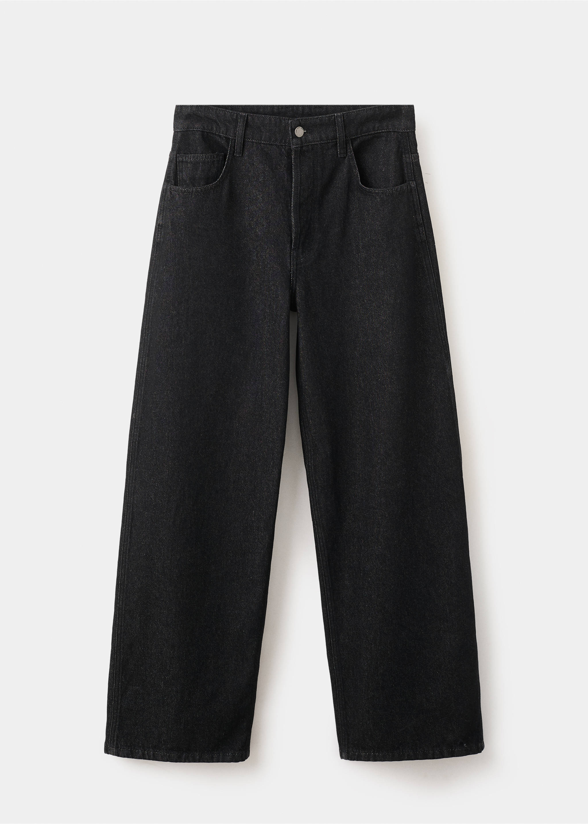 High-rise balloon jeans - Article without model, Black. Ref: 27075838-00.